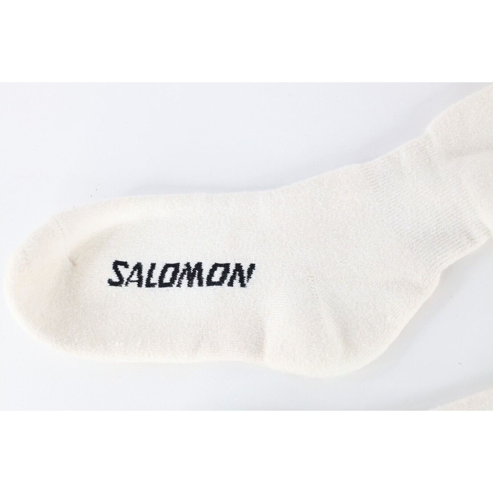 Salomon × Vintage Vintage Salomon Club Skiing Snowboard Mountain Boot Socks Size ONE SIZE - 2 Thumbnail