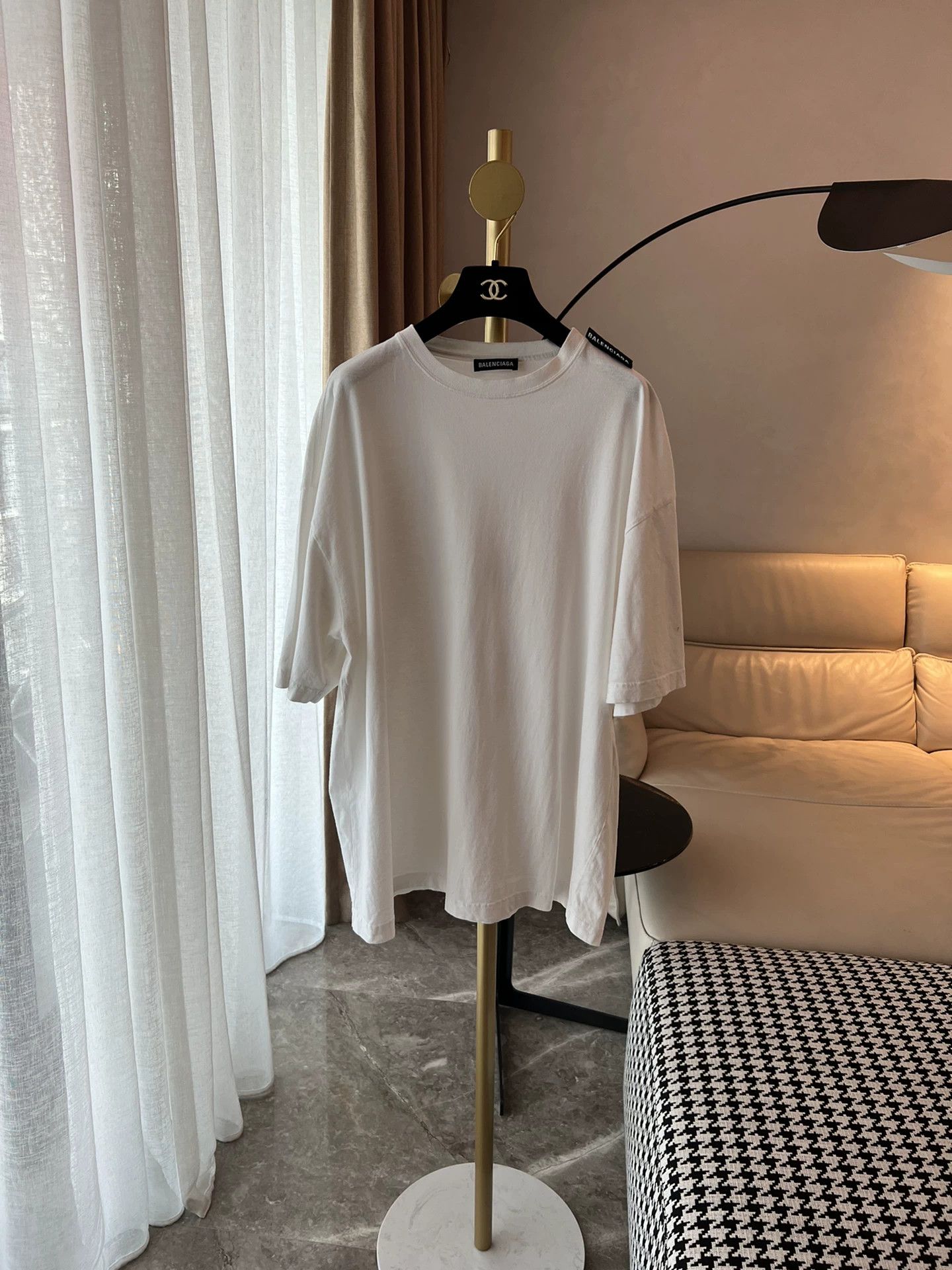 Balenciaga Balenciaga White Logo T-Shirt XS Size Size US XS / EU 42 / 0 - 1 Thumbnail