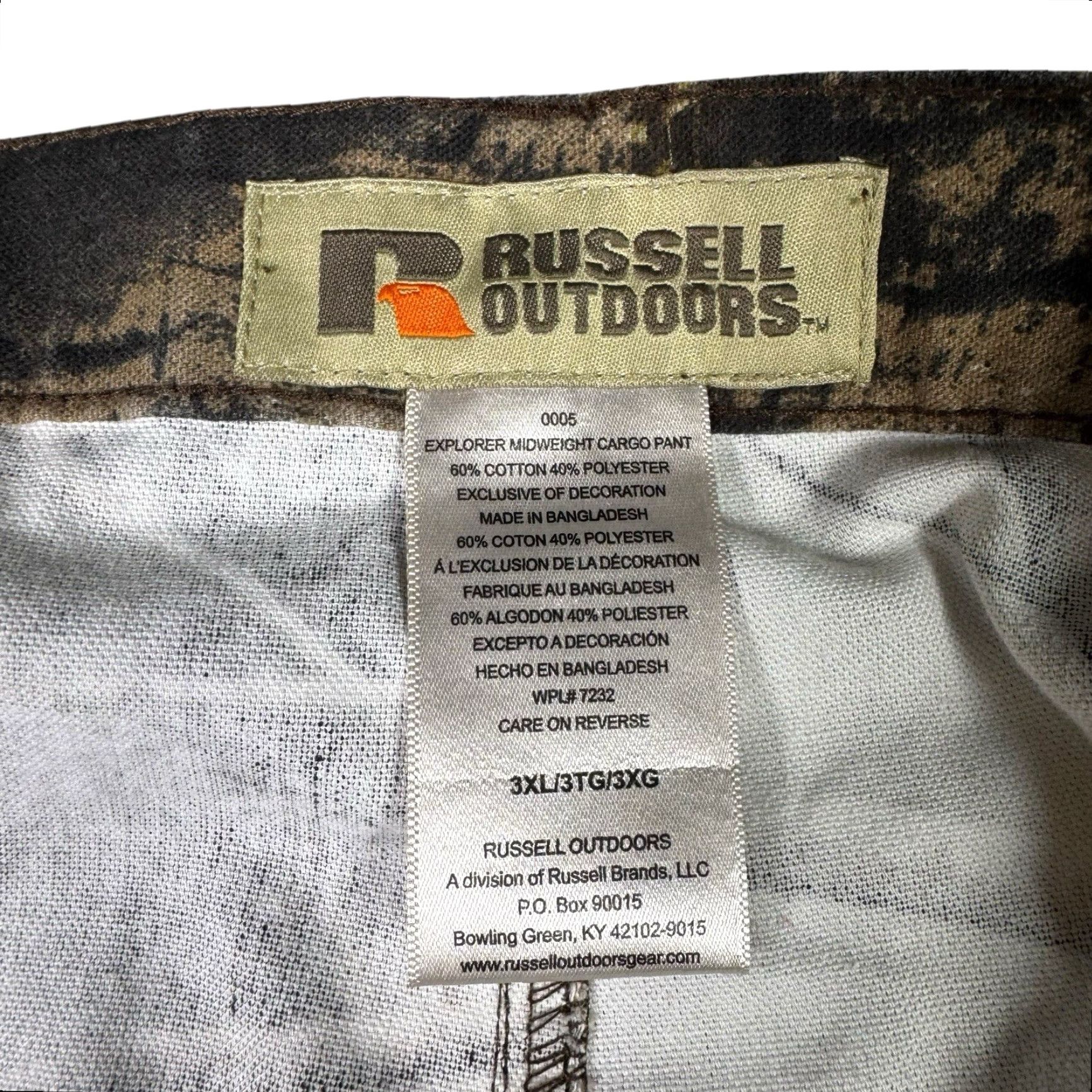 Realtree VINTAGE Russell Outdoors Pants Mens 3XL RealTree Camo Cargo Lightweight Adjustable Waist Cargo 90s Mens Pants Size US 39 - 5 Thumbnail