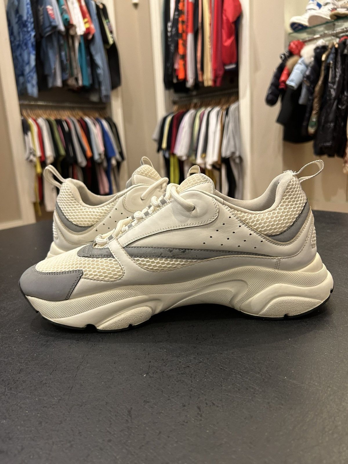 Dior Dior B22 White Grey Size US 13 / EU 46 - 3 Thumbnail