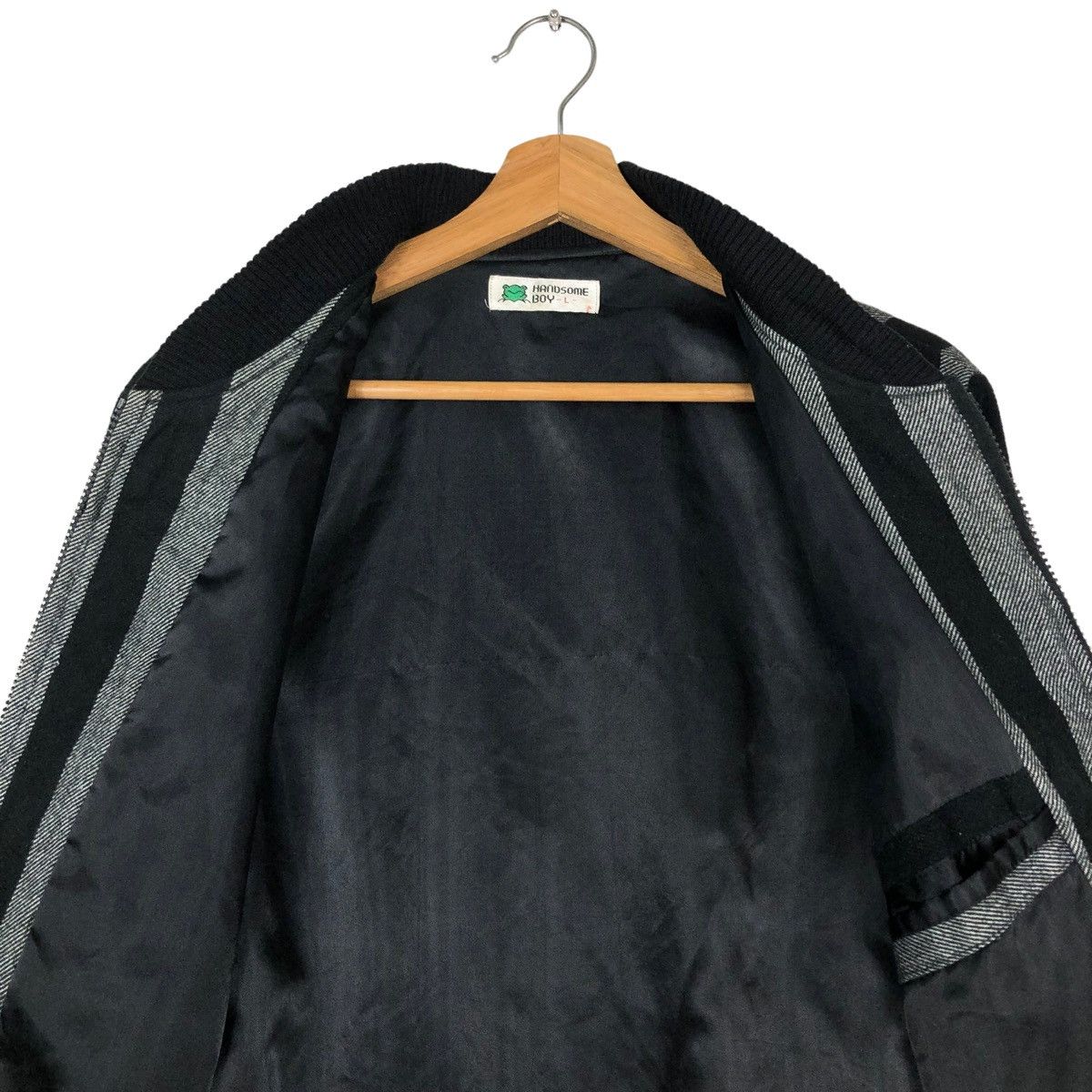 Hysteric Glamour 🔥VINTAGE BOMBER JACKET STRIPED HANDSOMEBOY JAPAN Size US S / EU 44-46 / 1 - 14 Thumbnail