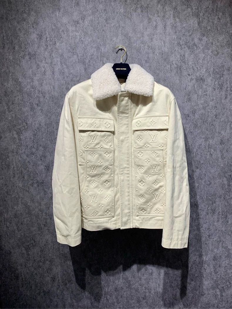 Louis Vuitton Louis Vuitton Embossed Woodcutting Denim Jacket 2501-Nextar Size US M / EU 48-50 / 2 - 1 Thumbnail