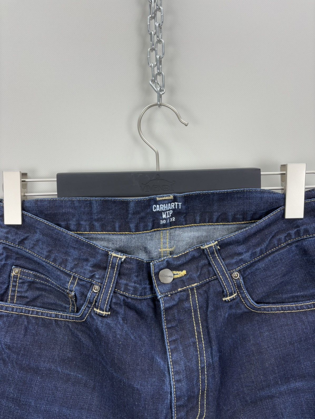 Carhartt Mens jeans Carhartt Size 30x32 Color Blue Size US 30 / EU 46 - 4 Thumbnail