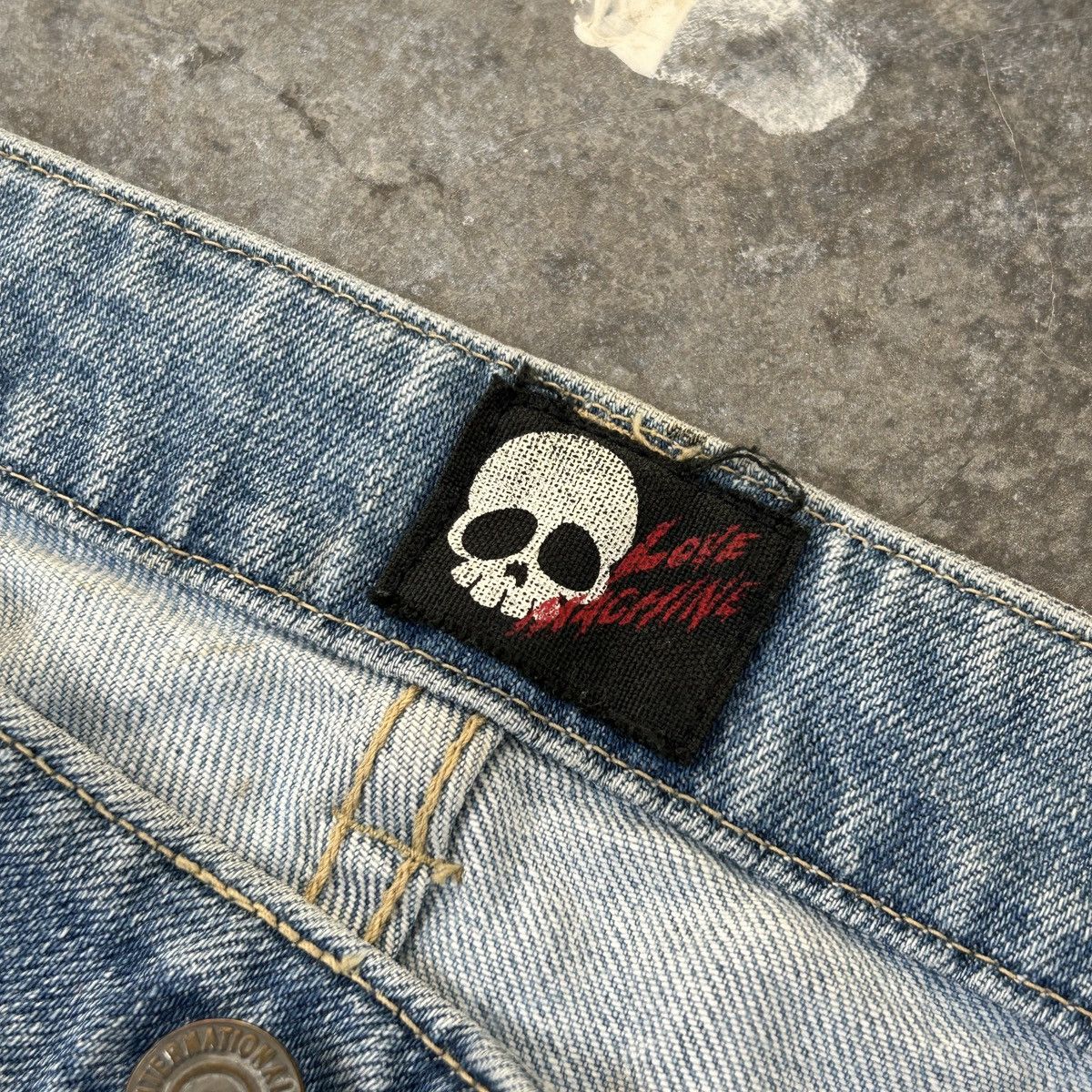 Hysteric Glamour × Japanese Brand × Love Machine Y2K Love Machine - Flared Jeans (30x31.2) Size US 30 / EU 46 - 18 Thumbnail