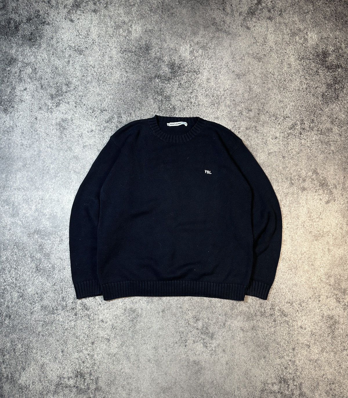 Yves Saint Laurent Vintage Yves Saint Laurent Logo YSL Sweater Streetwear M Y2K Size US M / EU 48-50 / 2 - 1 Thumbnail