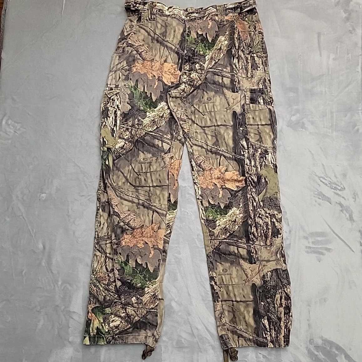 Vintage VINTAGE Mossy Oak Camo Pants Mens XL Cargo Elastic Adjustable Camouflage Cotton Polyester Spandex Twill USA Outdoor Casual Mens Size US 36 / EU 52 - 2 Thumbnail