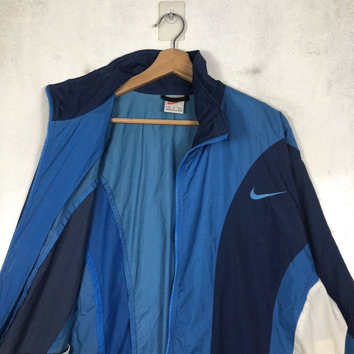 Nike 📌VINTAGE NIKE WINDBREAKER ANORAK JACKET BIG SWOOSH Size US M / EU 48-50 / 2 - 13 Thumbnail