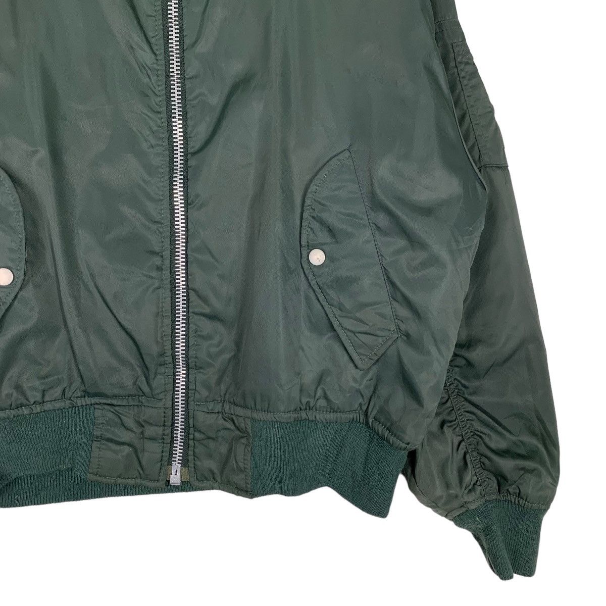Japanese Brand GLEEMAN MA-1 Flight Bomber Jacket #0864-C39 Size US M / EU 48-50 / 2 - 4 Thumbnail