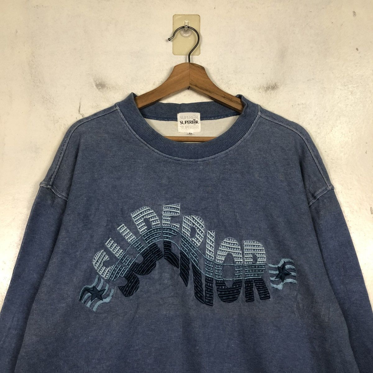 Japanese Brand 📌Vintage Sweatshirt Crewneck Superior Big Logo Size US M / EU 48-50 / 2 - 5 Thumbnail