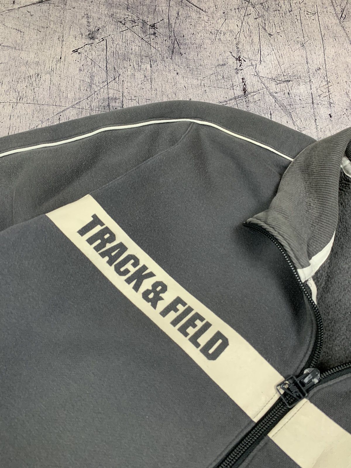 Nike Vintage 90s Faded Nike Track&Field OTC 77 Track Jacket Size US M / EU 48-50 / 2 - 6 Thumbnail