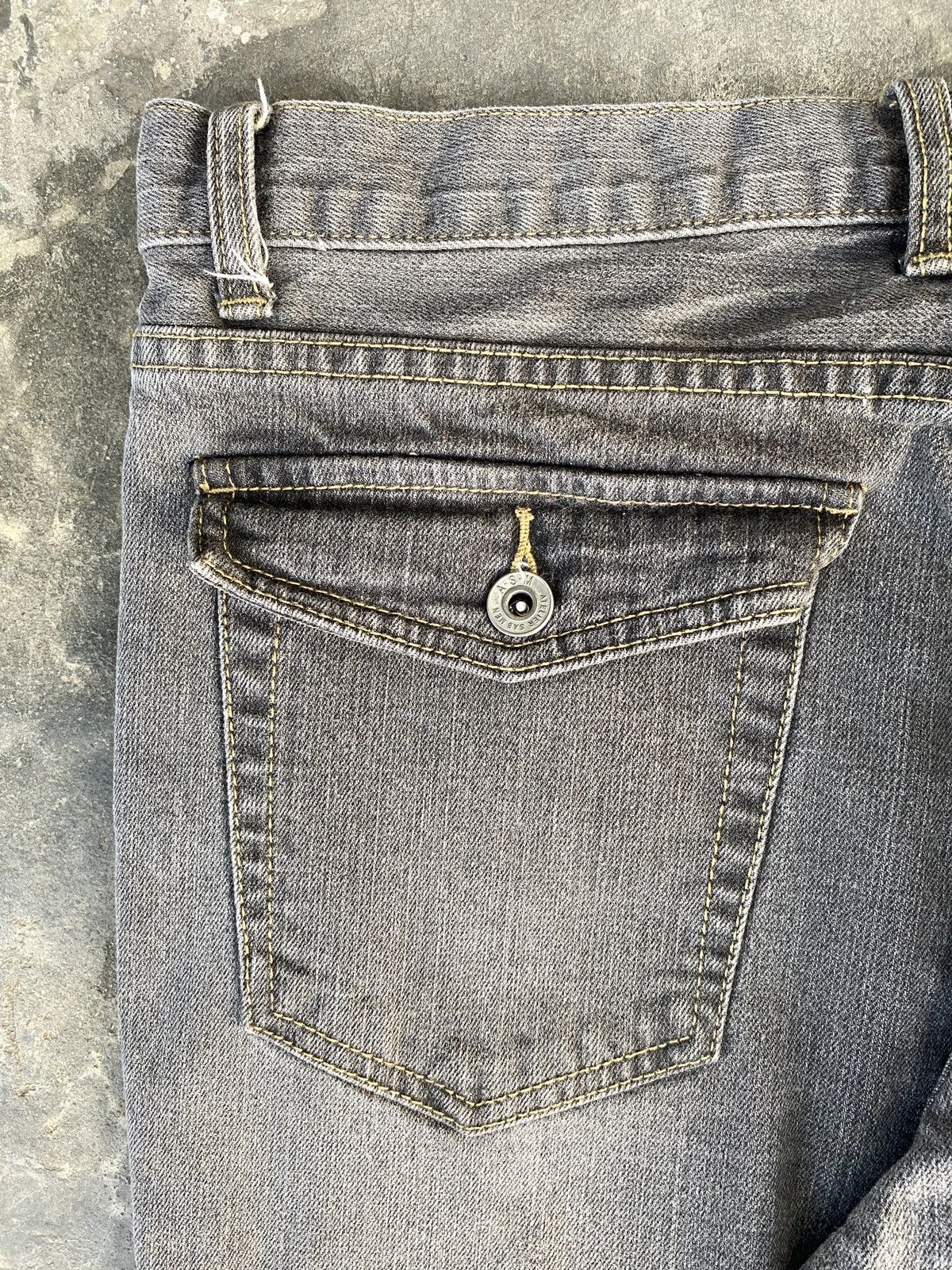 Japanese Brand Vintage Atelier Sab Men Flare Jeans Size US 32 / EU 48 - 21 Thumbnail