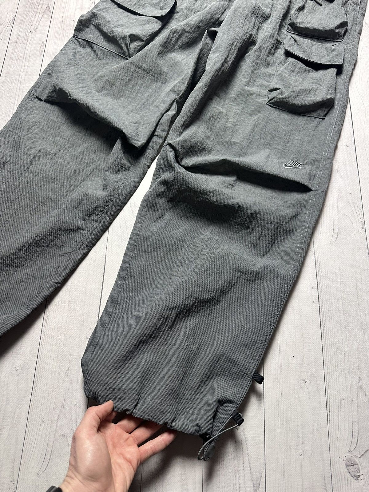Nike × Vintage Vintage Nike Tech pack tracksuit pants Y2K multi pocket Dril Size US M / EU 48-50 / 2 - 13 Thumbnail