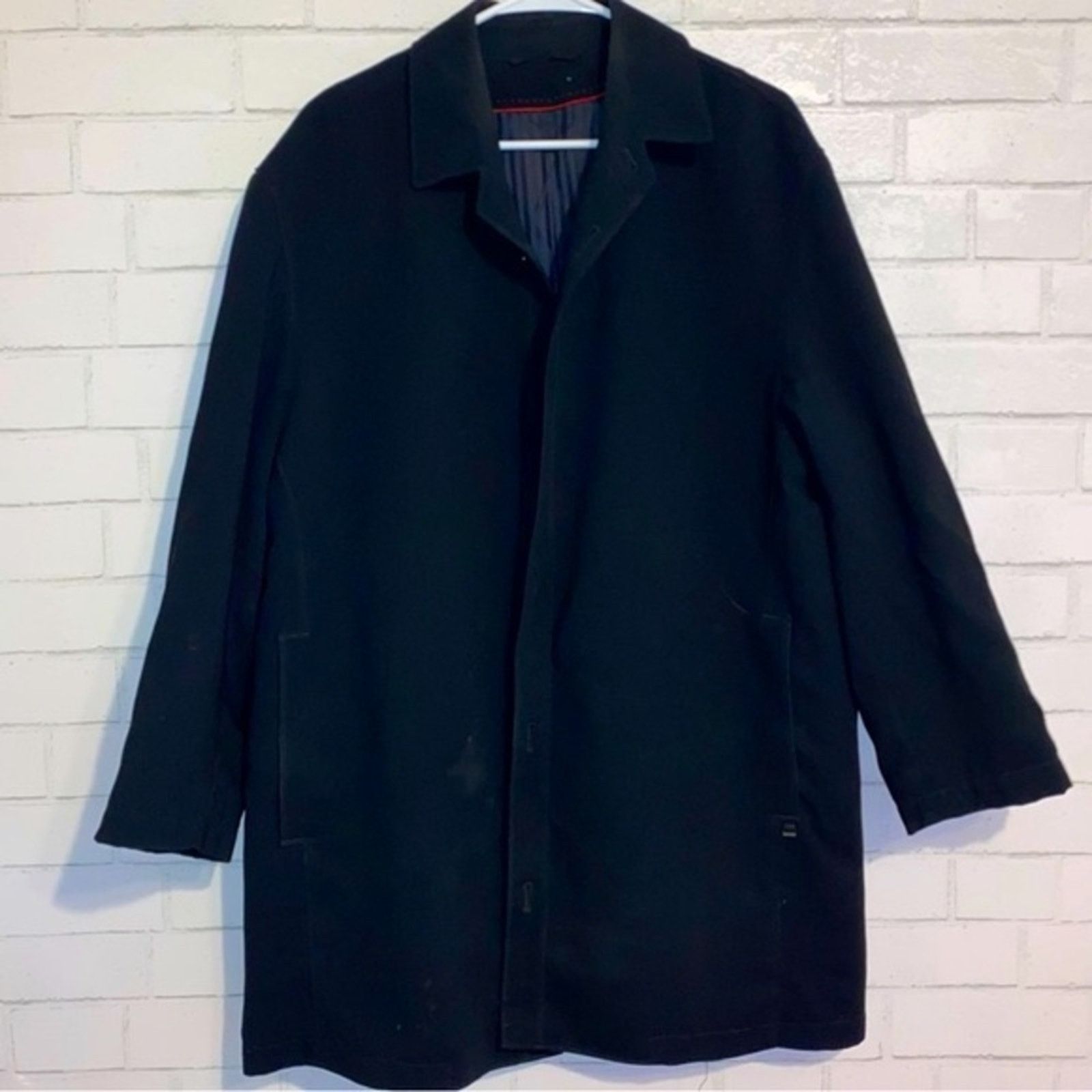 Sanyo Sanyo Tokyo $200 Men’s Water-Repellant Car Rain Coat Black M Size US M / EU 48-50 / 2 - 2 Thumbnail