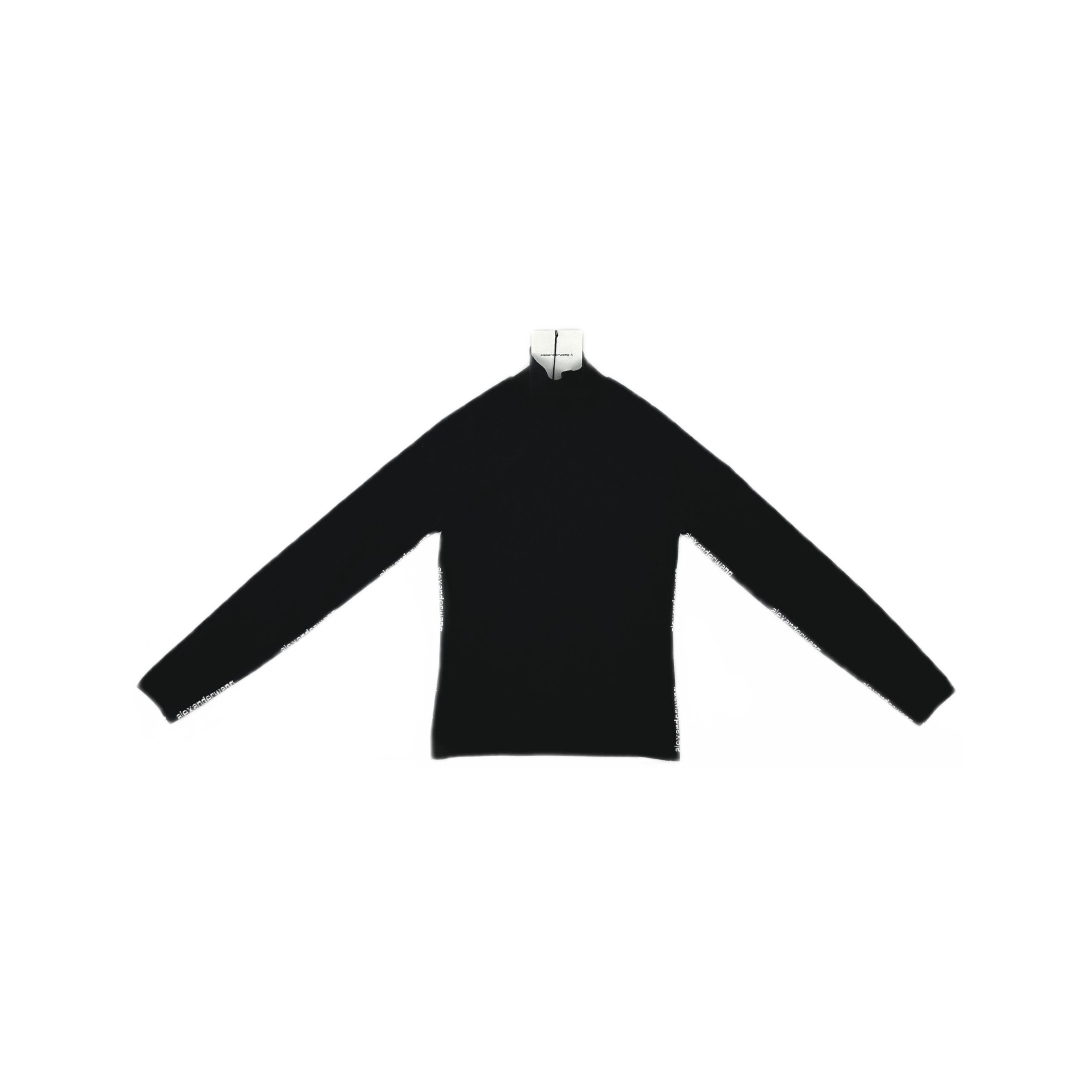 Alexander Wang Alexander Wang Logo Jacquard Turtleneck Top Size S Size S / US 4 / IT 40 - 1 Thumbnail