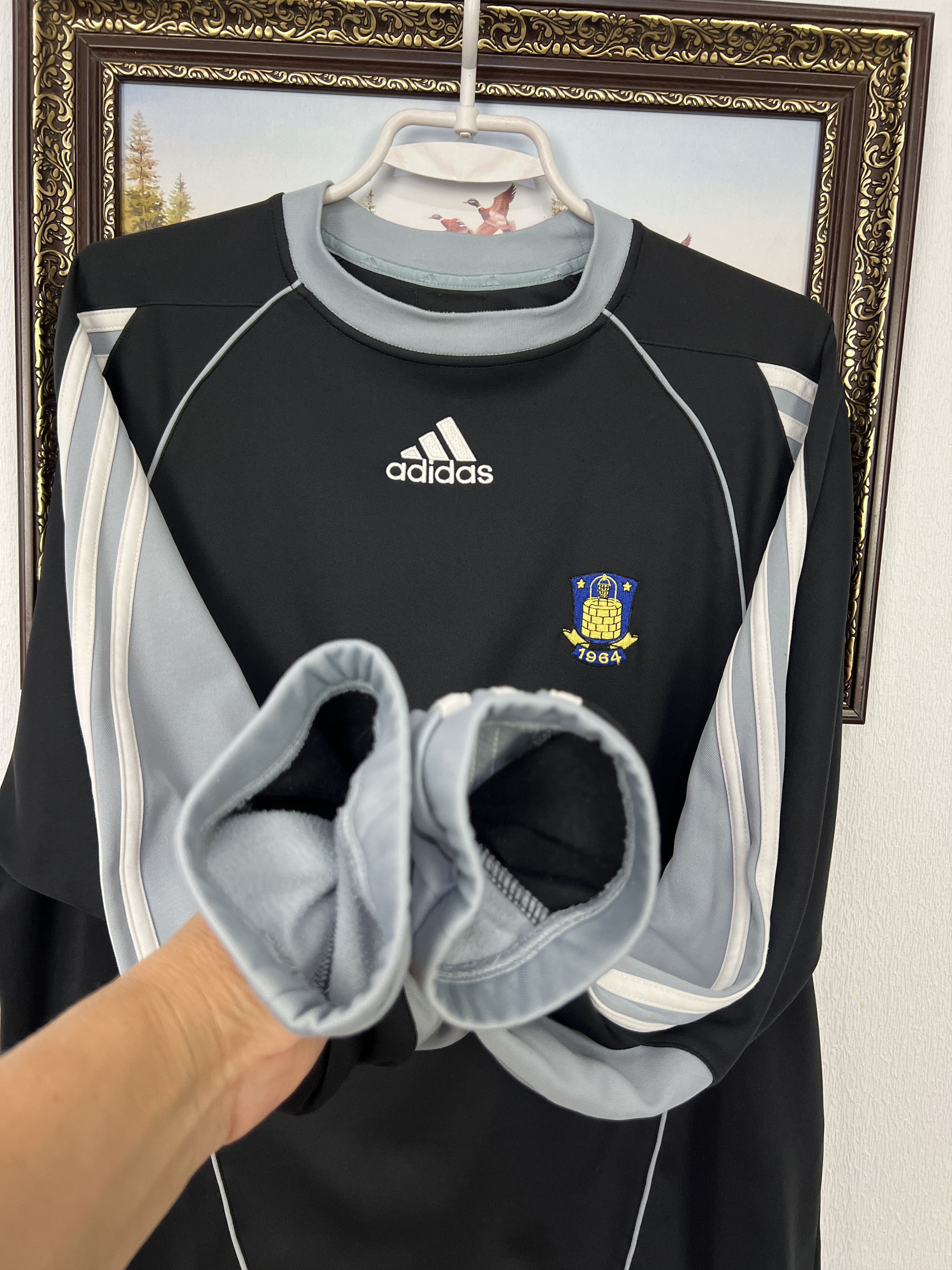 Adidas Vintage Adidas Brondby Football Train Sweatshirt Soccer Size US M / EU 48-50 / 2 - 5 Thumbnail
