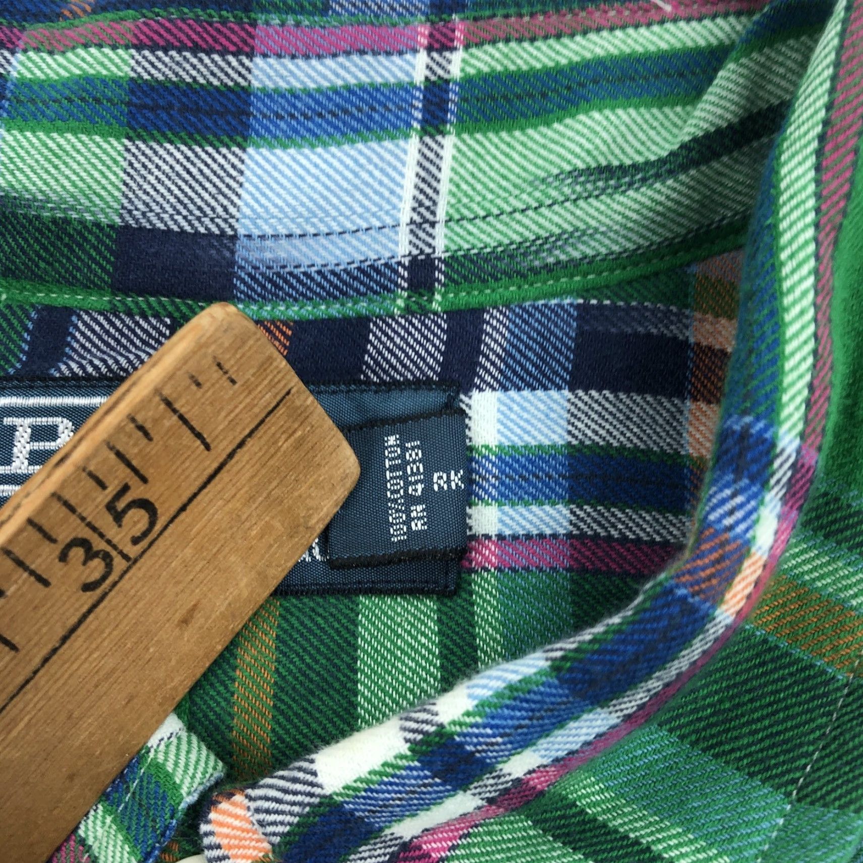 Polo Ralph Lauren Polo Ralph Lauren Men's XL Green Plaid Button-Down Flannel Shirt Long Sleeve Size US XL / EU 56 / 4 - 7 Thumbnail