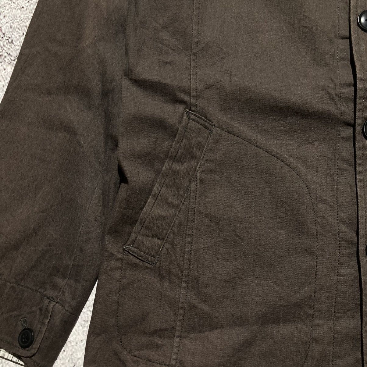 Michel Klein Vintage Michel Klein Homme Paris Coated Jacket Brown Luxury Size US L / EU 52-54 / 3 - 7 Thumbnail