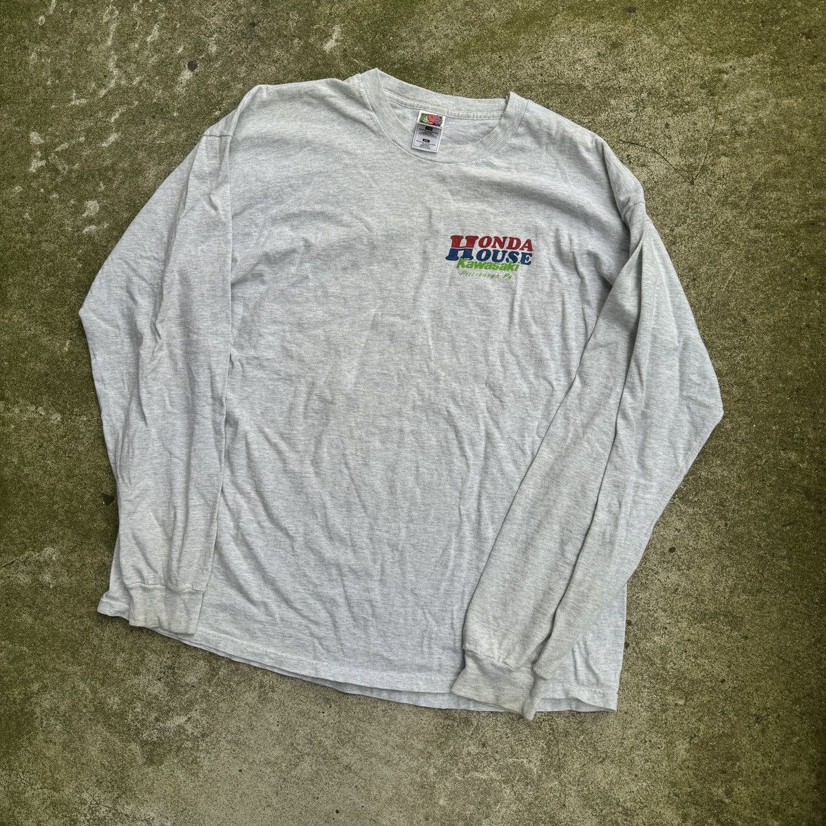 Vintage Honda House Kawasaki Bikes Faded Moto Shirt ERD Biker WCC Size US XXL / EU 58 / 5 - 11 Thumbnail