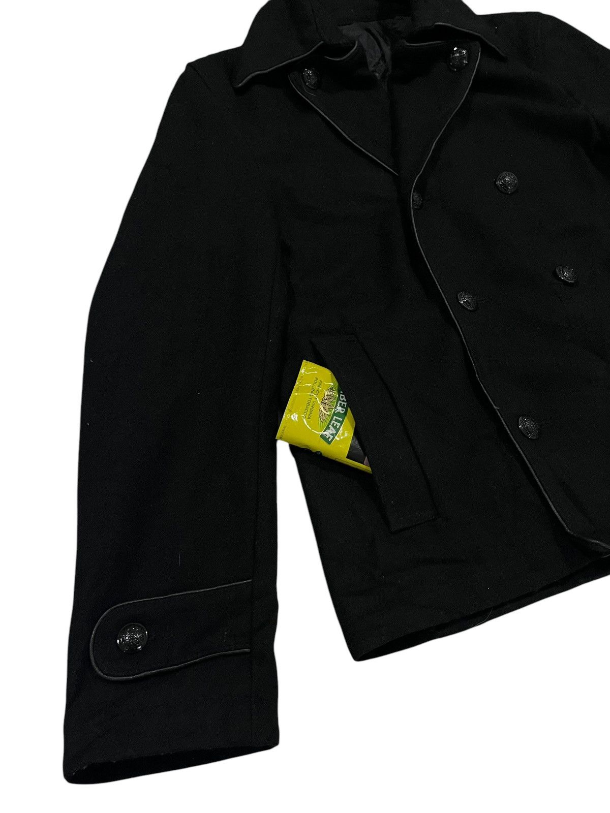 20471120 🇯🇵JAPANESE BRAND EVOLUTION WOOL PEACOAT GOTHIC JACKET Size US M / EU 48-50 / 2 - 3 Thumbnail