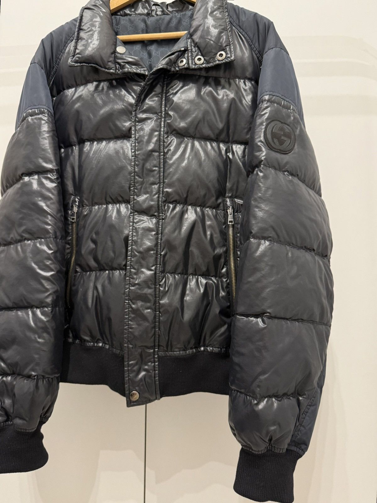 Gucci 🔥Vintage Gucci By Tom Ford Glance Down Puffer Jacket Archive Size US L / EU 52-54 / 3 - 7 Thumbnail