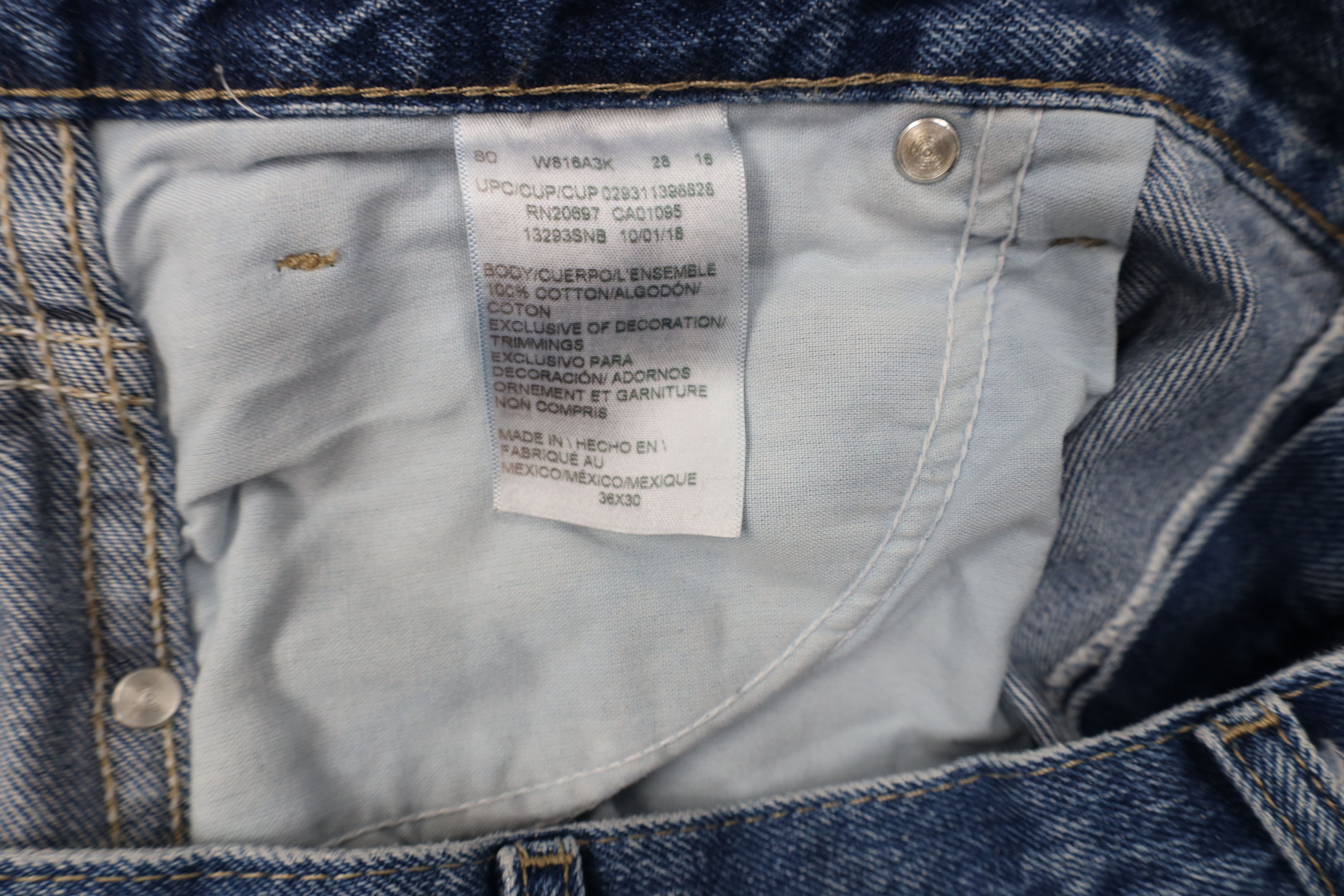Dickies Vintage Y2K Dickies Wide Leg Denim Jeans Blue Workwear Size US 36 / EU 52 - 8 Thumbnail