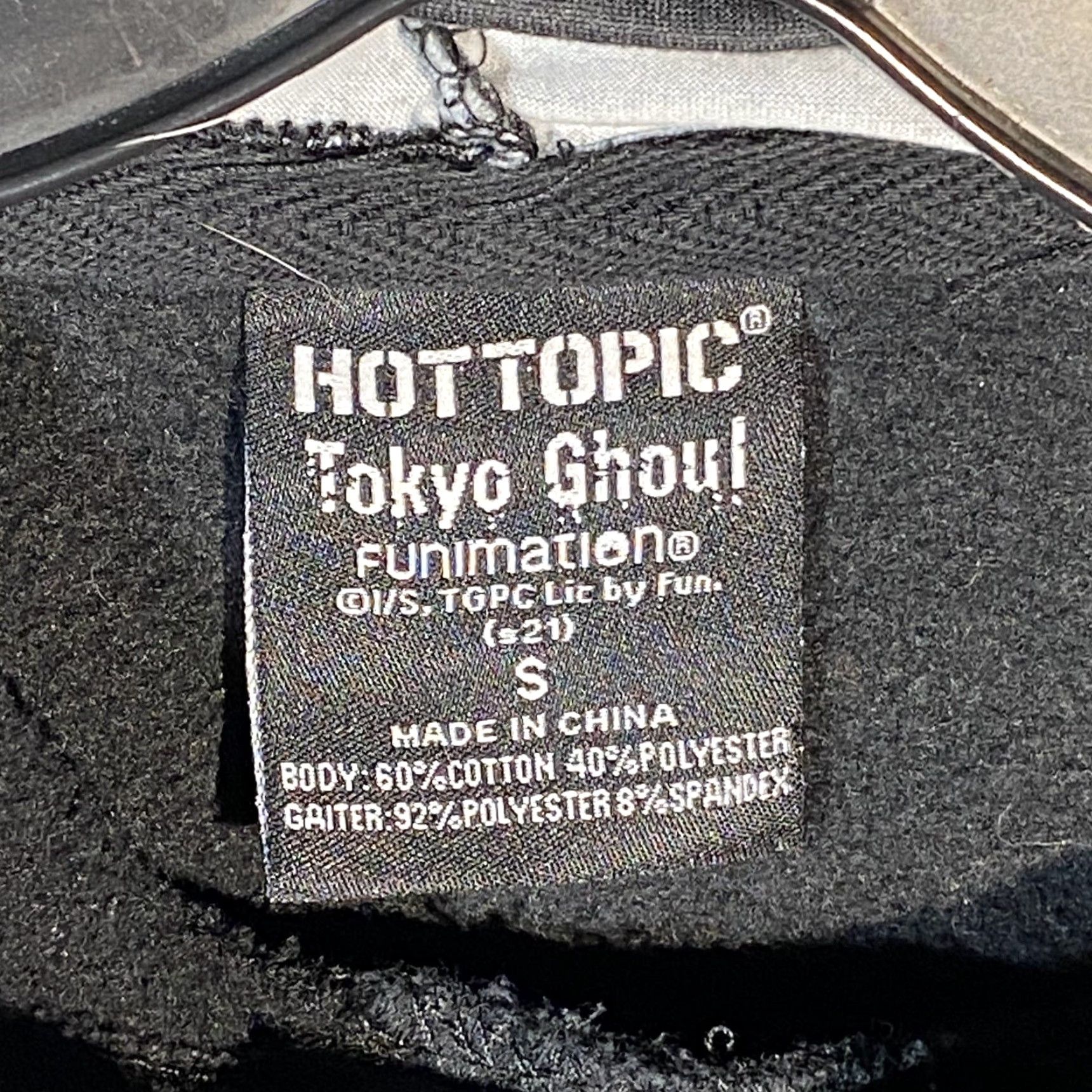 Vintage VINTAGE Tokyo Ghoul Ken Kaneki Black Hoodie +Facemask What’s 1000 Minus 7 Funimation Hoodie Unisex Adults S Black Logo Anime Men Women Size US S / EU 44-46 / 1 - 4 Thumbnail