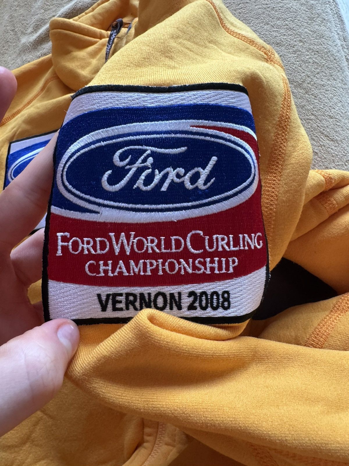 Vintage RARE SWEDEN CURLING VINTAGE SPORT ZIP UP SWEATSHIRT Size US S / EU 44-46 / 1 - 8 Thumbnail