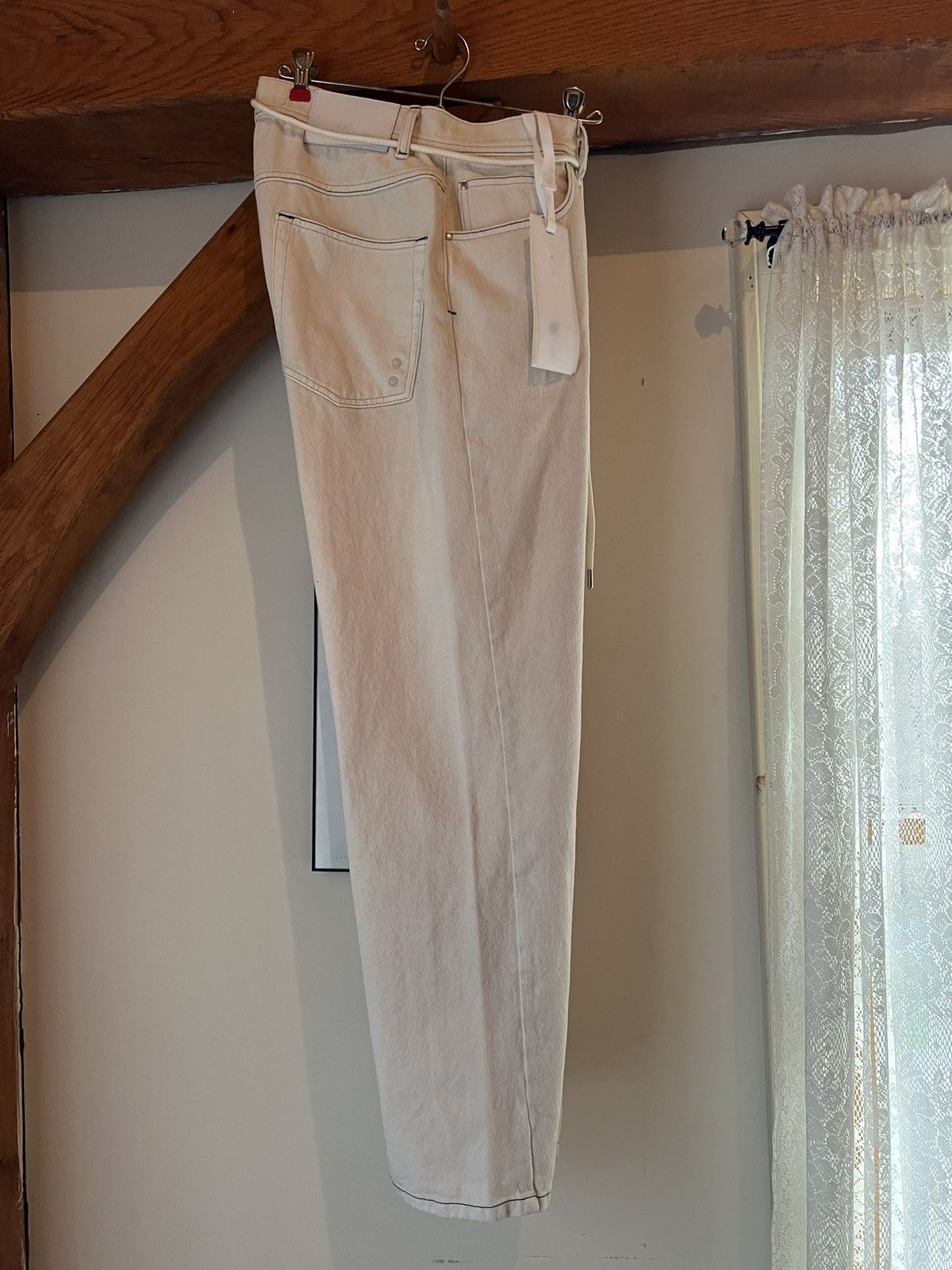 About:Blank about:blank relaxed denim jean - ecru Size US 30 / EU 46 - 5 Thumbnail
