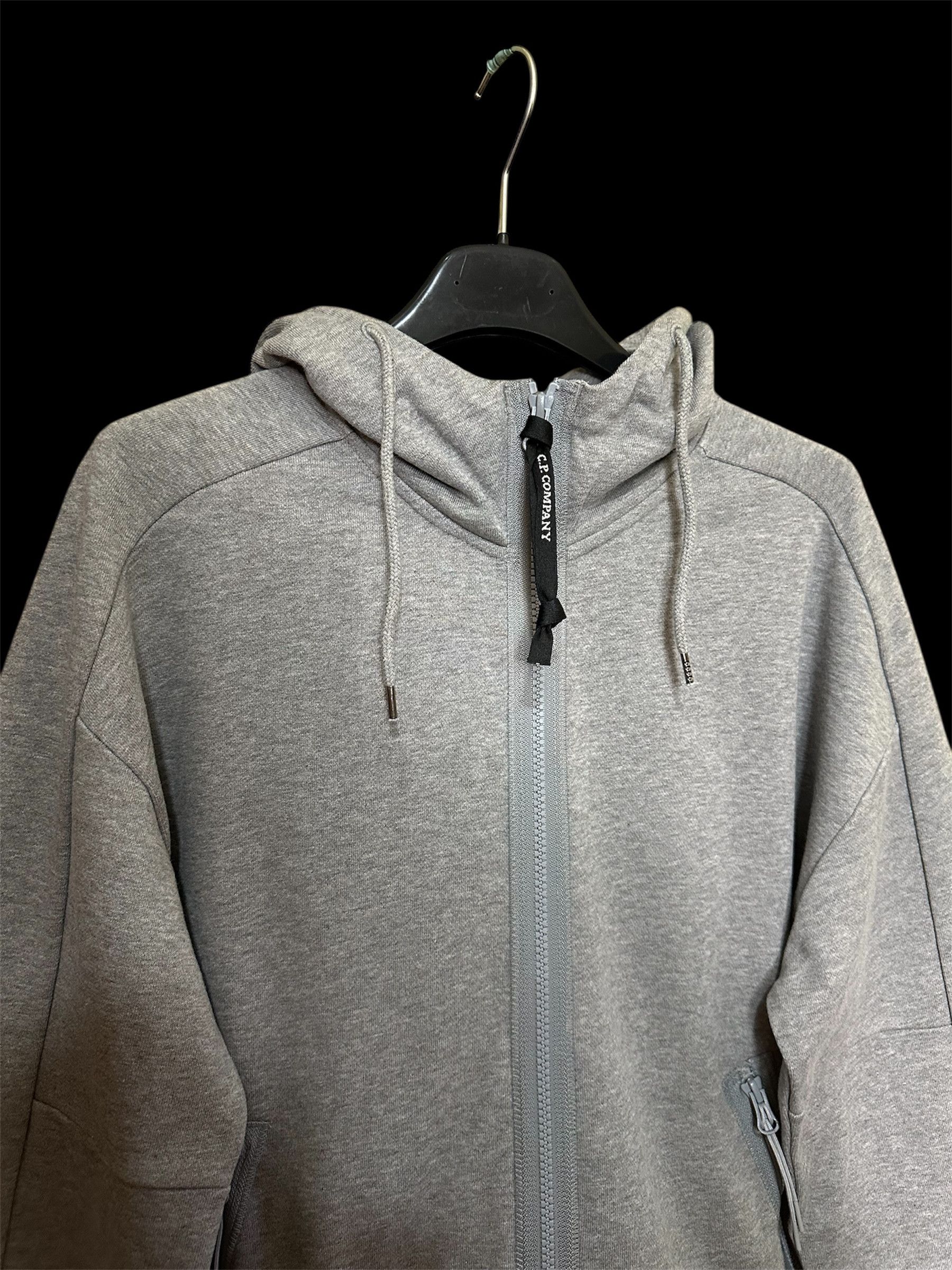 C.P. Company Diagonal Raised Fleece Goggle Zipped Hoodie Size US M / EU 48-50 / 2 - 6 Thumbnail