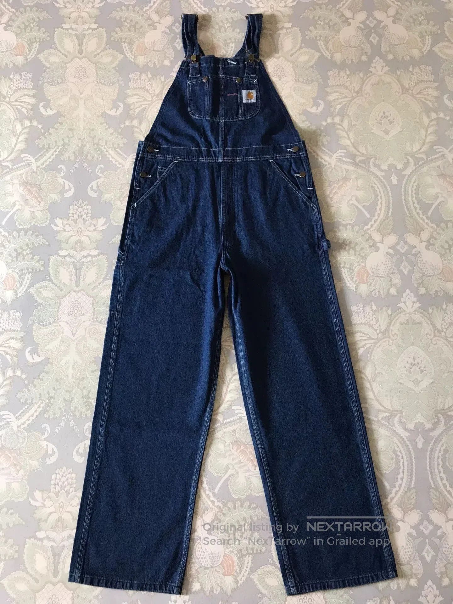 Carhartt Carhartt R07 Washed Denim Overalls W34L32. Size US 34 / EU 50 - 3 Thumbnail
