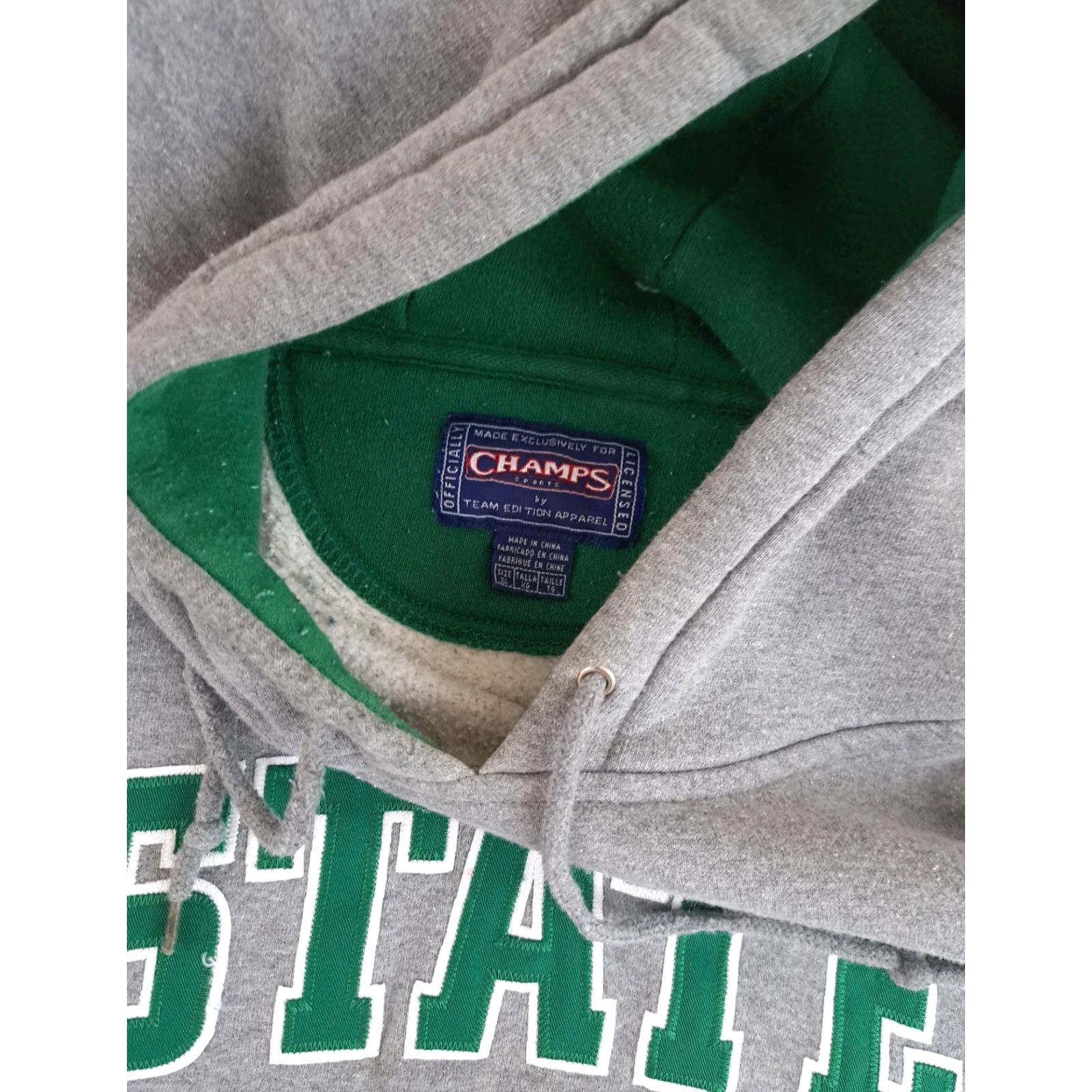 Vintage VINTAGE Michigan State Spartans Embroidered Pullover Hoodie Heavy Sweatshirt XL Size US XL / EU 56 / 4 - 4 Thumbnail
