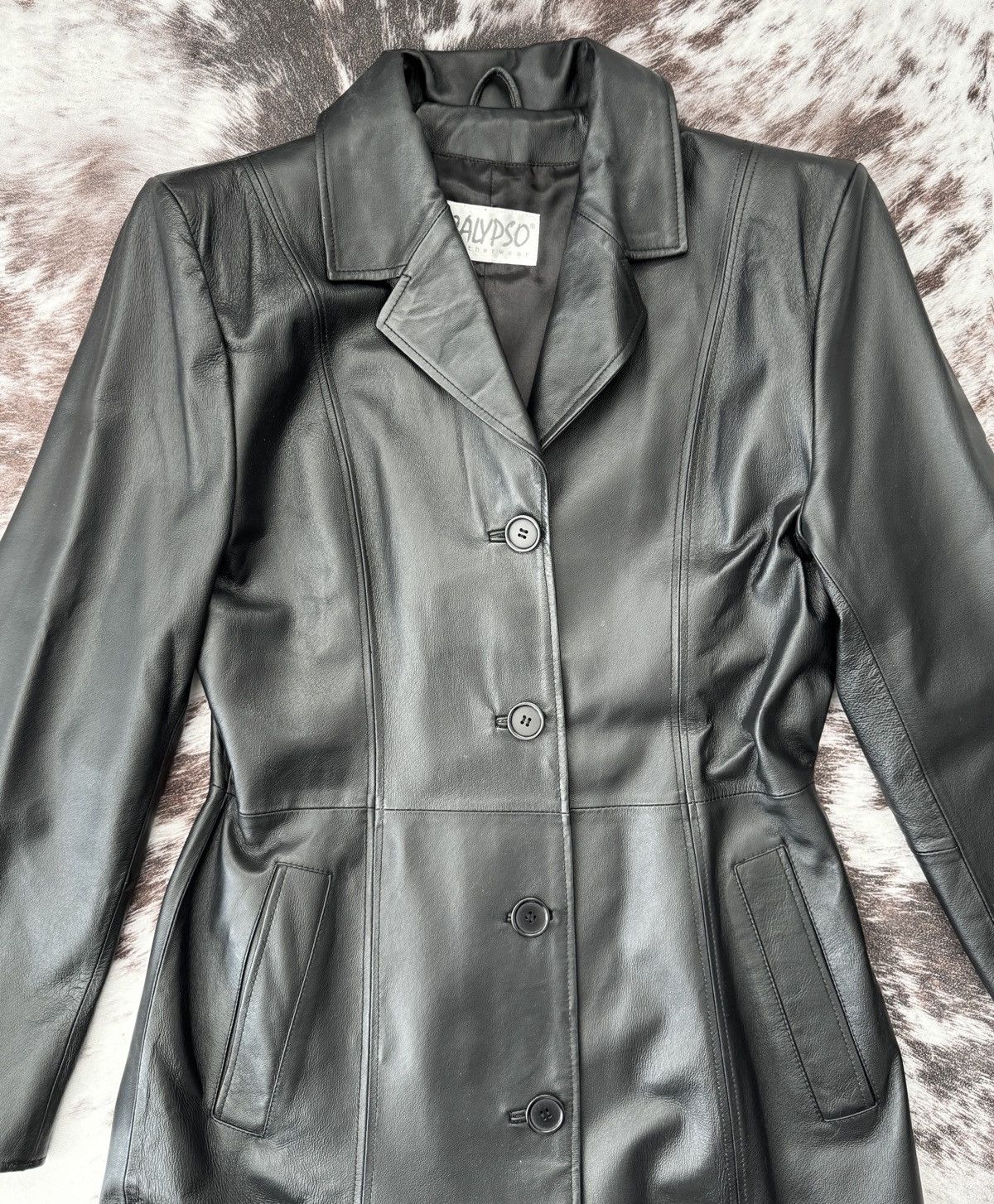 Vintage Iconic super long matrix leather coat Size M / US 6-8 / IT 42-44 - 3 Thumbnail