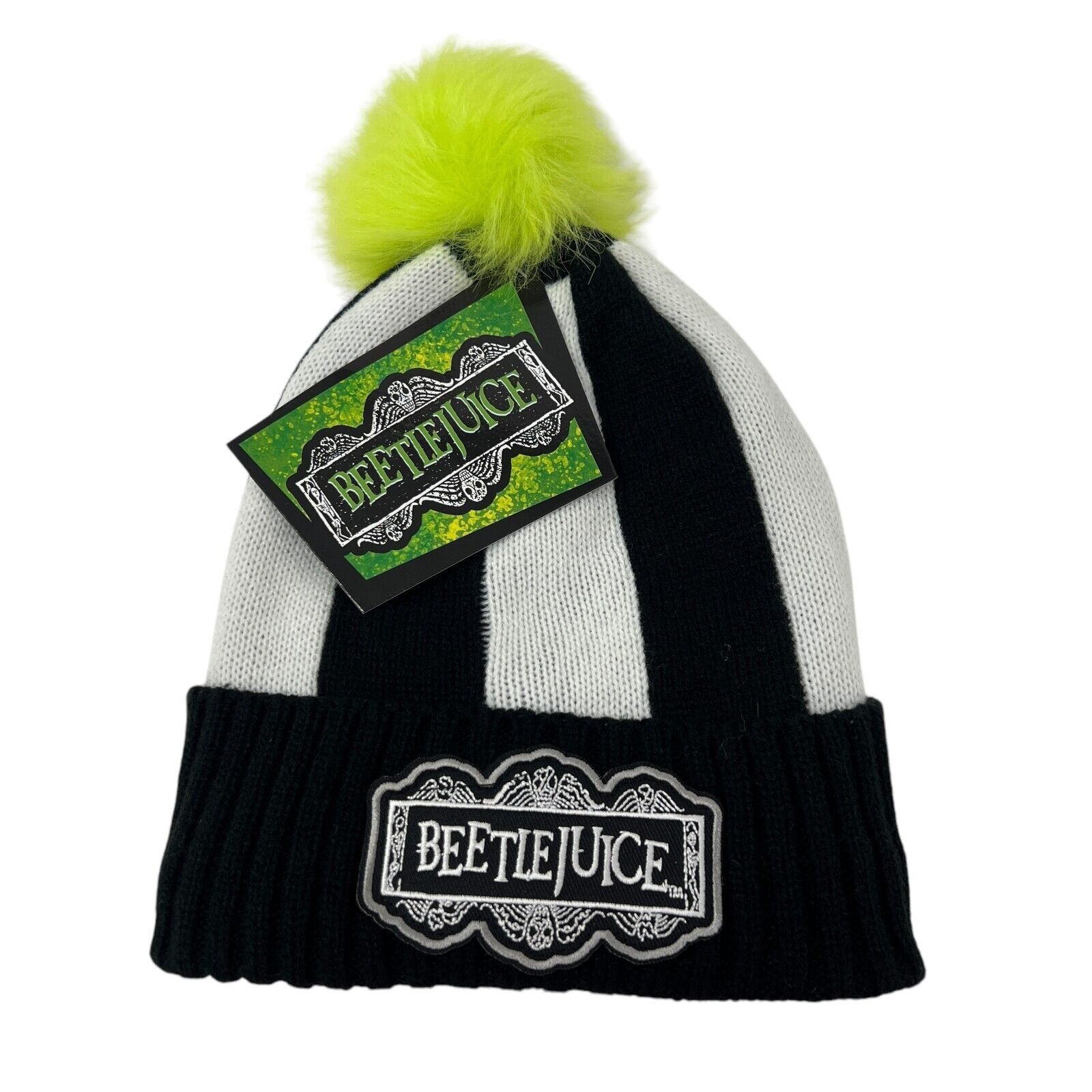 Other Beetlejuice Beanie Hat Unisex One Size Horror Movie Hallowee Size ONE SIZE - 1 Thumbnail