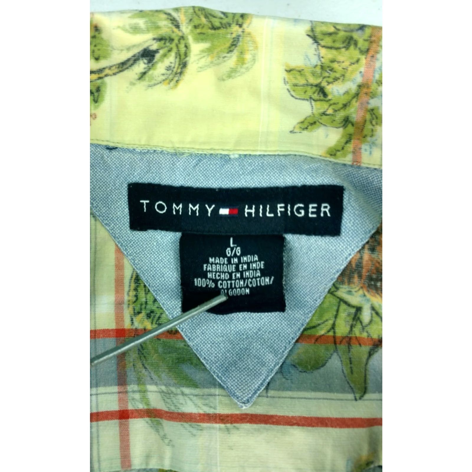 Tommy Hilfiger Tommy Hilfiger Island Sailing Boat Palm Trees Floral Hawaiian Shirt L Multi-Color Men’s Shirt Size US L / EU 52-54 / 3 - 5 Thumbnail