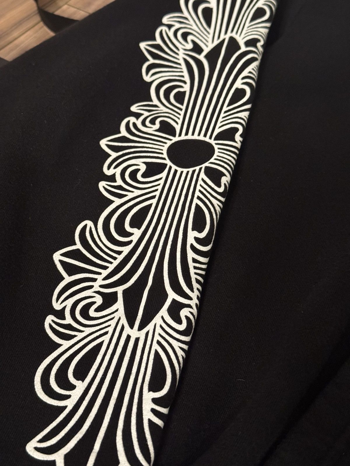 Chrome Hearts Chrome hearts horseshoe floral hoodie black Size US L / EU 52-54 / 3 - 5 Thumbnail