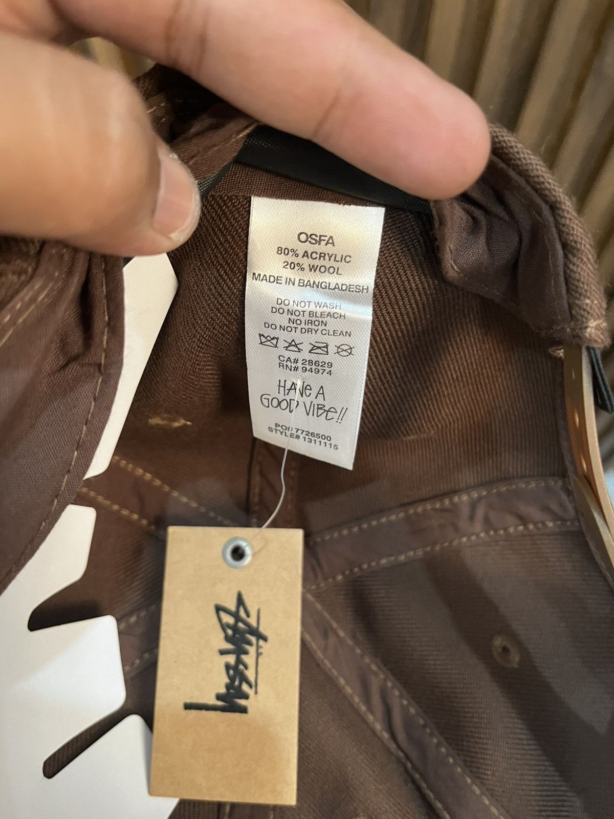 Stussy Stussy big link low pro cap Size ONE SIZE - 7 Thumbnail