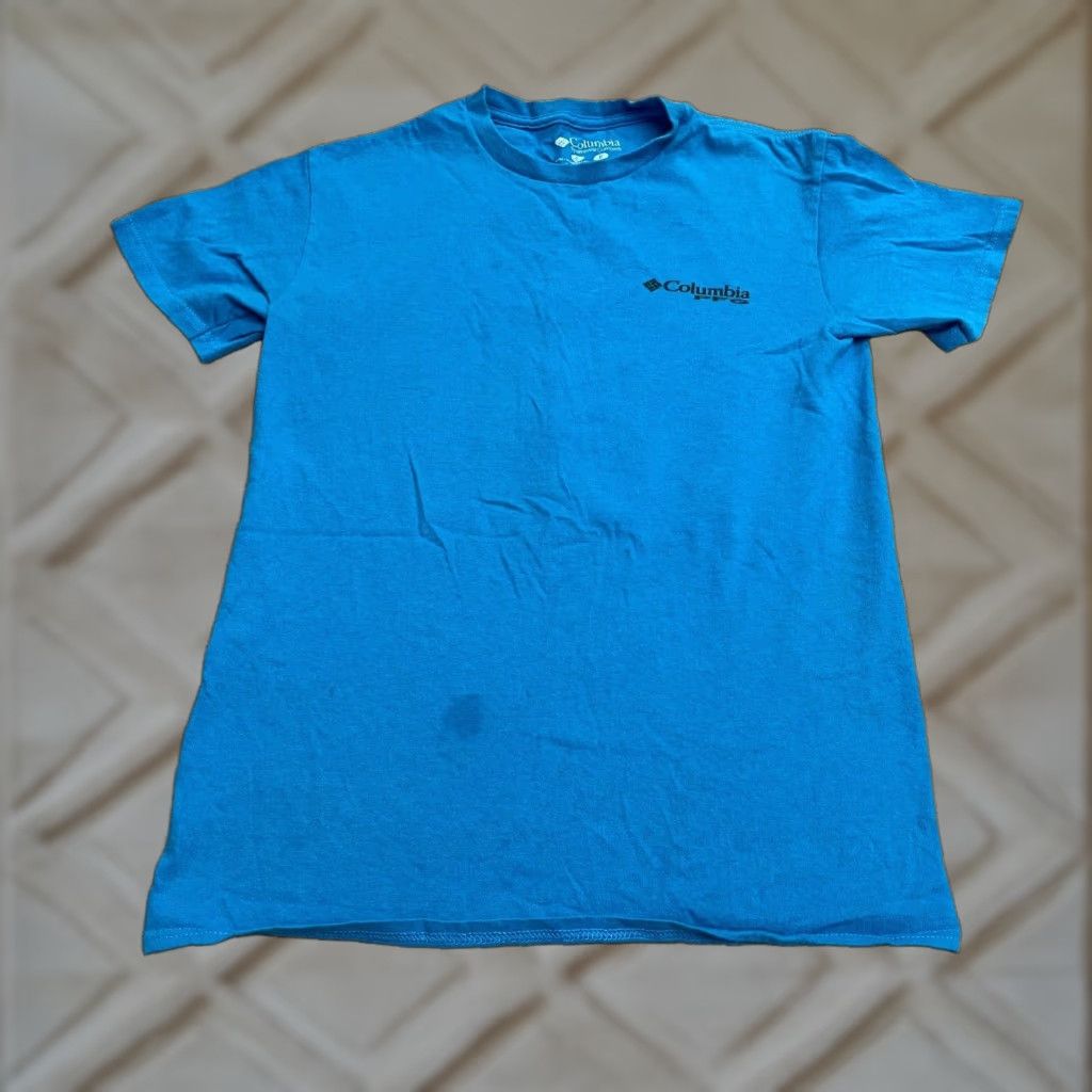 Vintage Columbia PFG T-Shirt Mens Small Blue Crew Neck Short Sleeve Cotton Tee Size US S / EU 44-46 / 1 - 1 Thumbnail