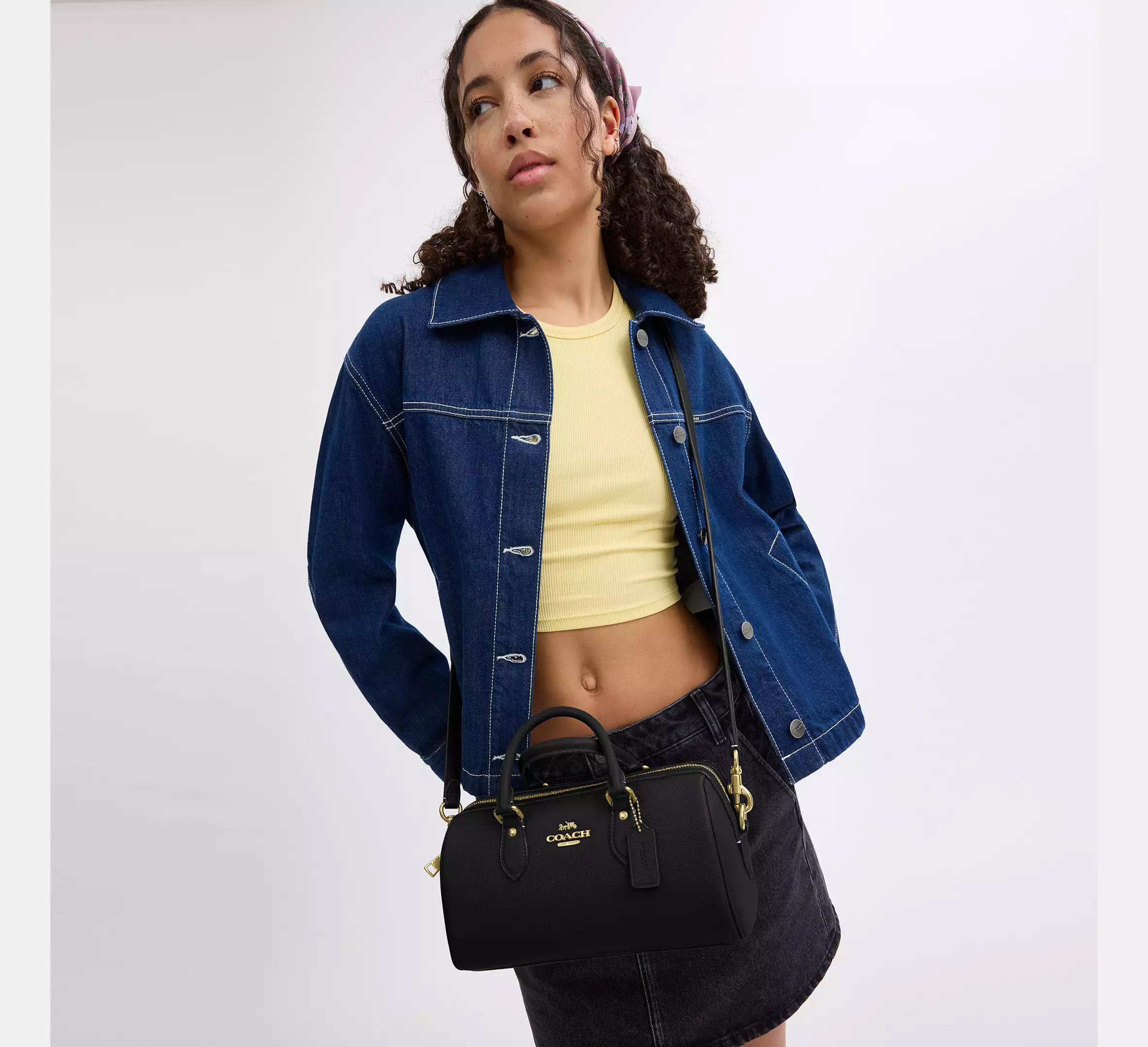 Coach Rowan Long Satchel Bag CV964 Size ONE SIZE - 6 Thumbnail