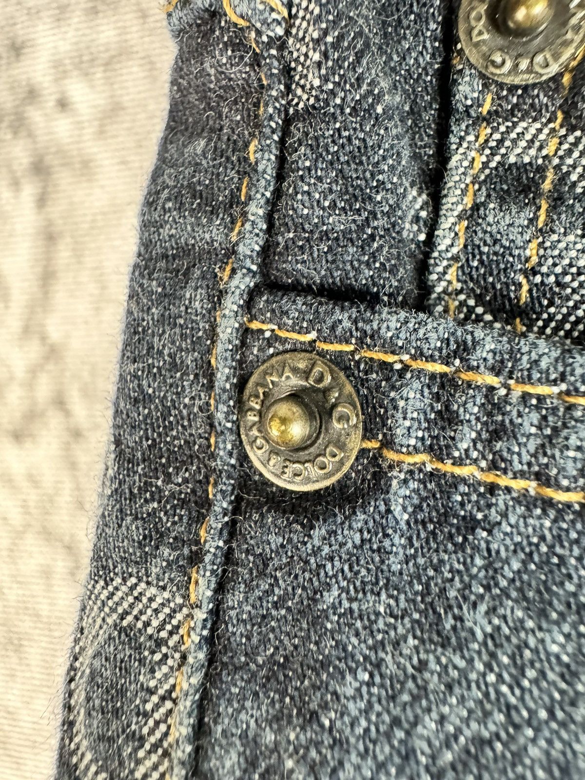Dolce & Gabbana RARE! Dolce & Gabbana D&G Monogram Denim Jeans Size US 28 / EU 44 - 8 Thumbnail