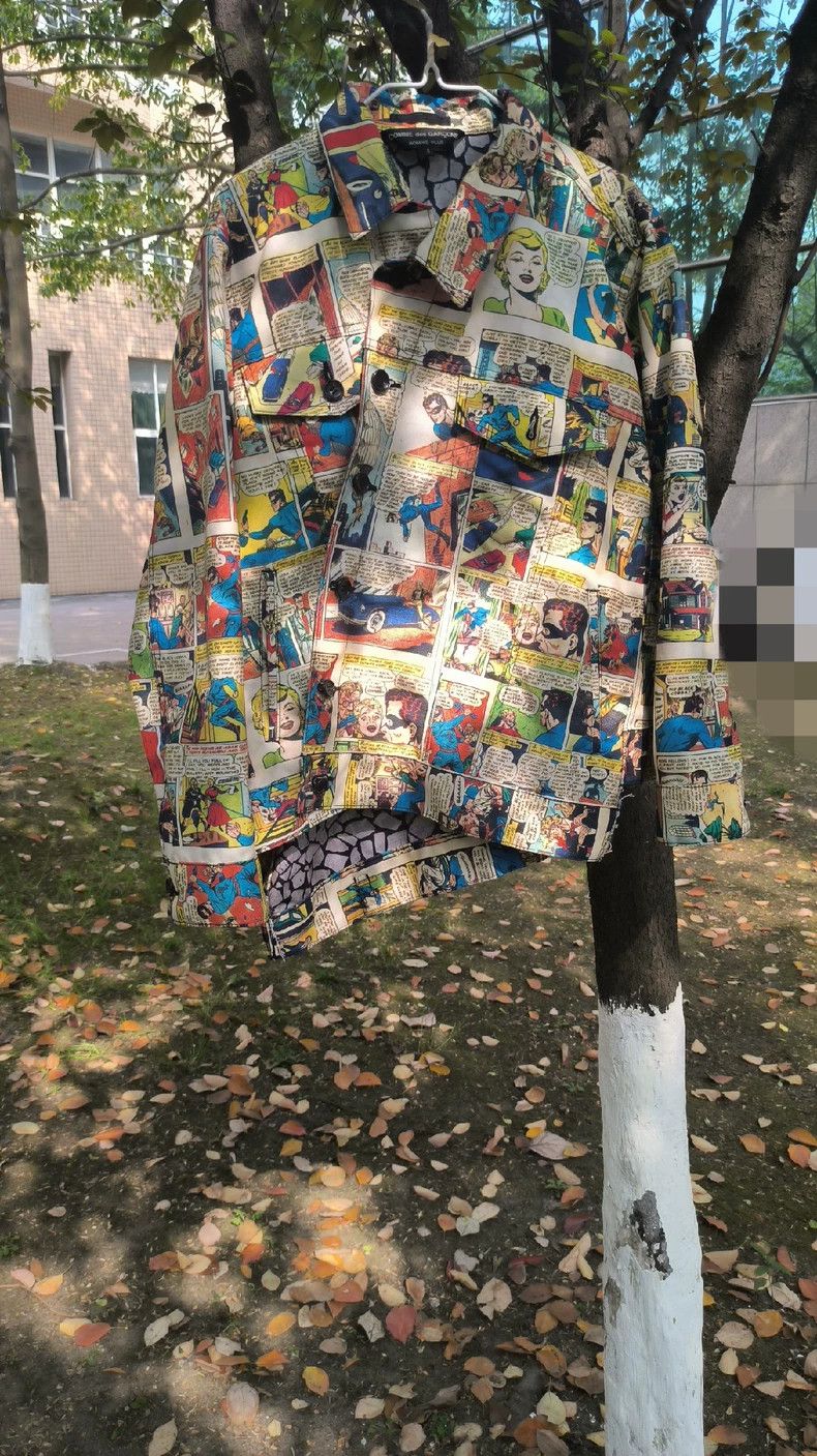 Comme des Garcons Comme Des Garcons Comic Oblique Button Coat Size S / US 4 / IT 40 - 2 Thumbnail