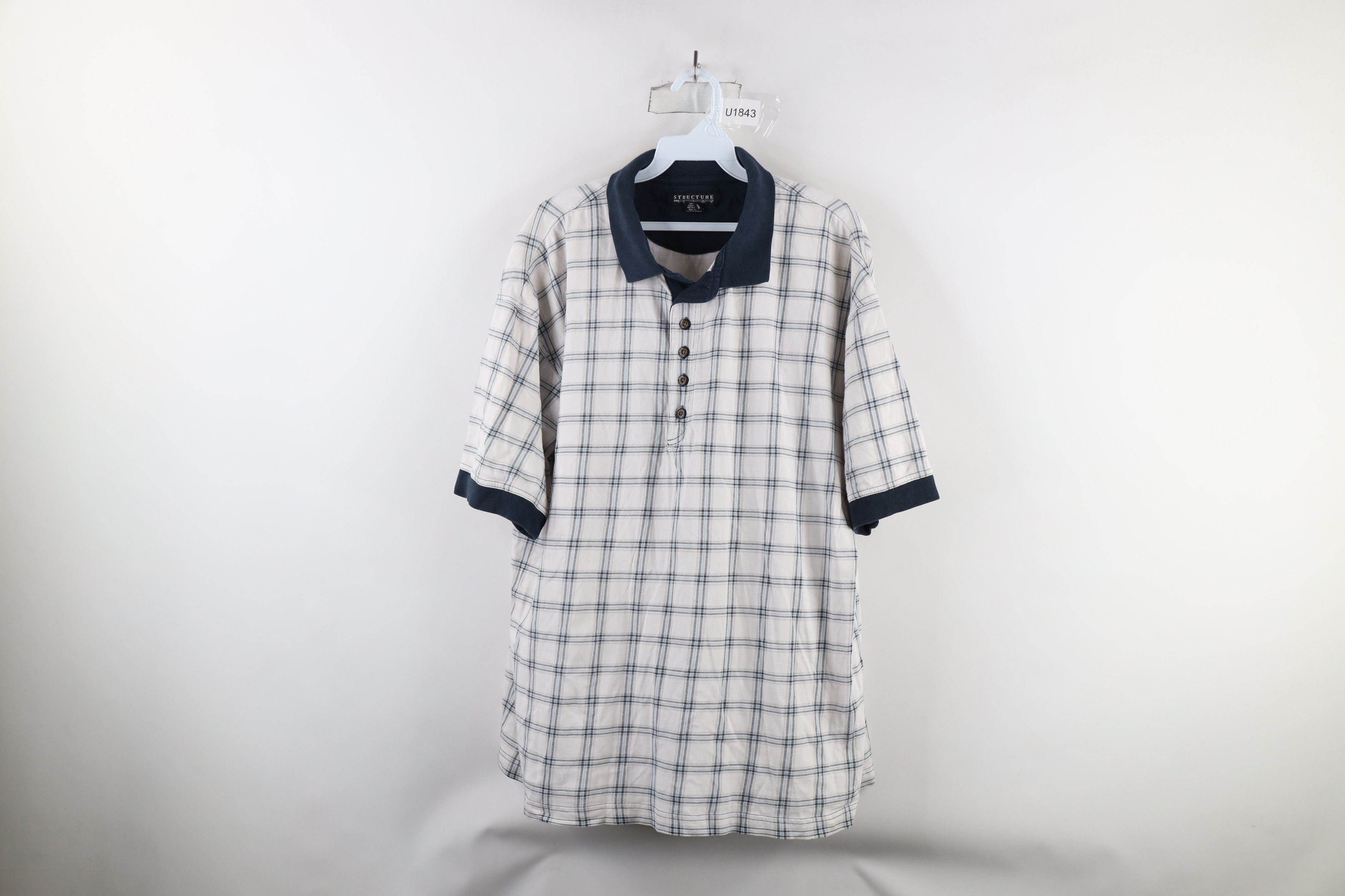 Vintage Vintage 90s Streetwear Short Sleeve Collared Polo Shirt Size US L / EU 52-54 / 3 - 1 Thumbnail