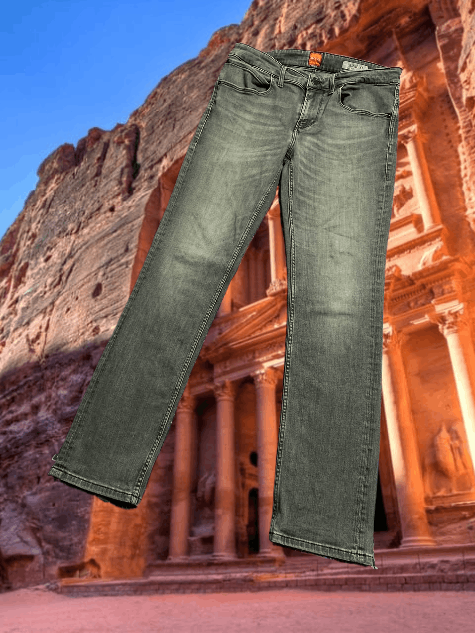Hugo Boss Hugo Boss gray Y2K jeans pants vintage W32 slim fit Size US 32 / EU 48 - 1 Thumbnail