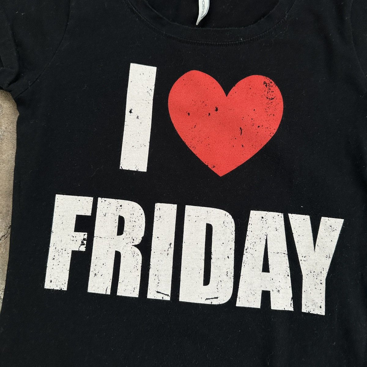 Vintage Vintage Y2K Fishbone I love Friday T-shirt Size XS / US 0-2 / IT 36-38 - 3 Thumbnail