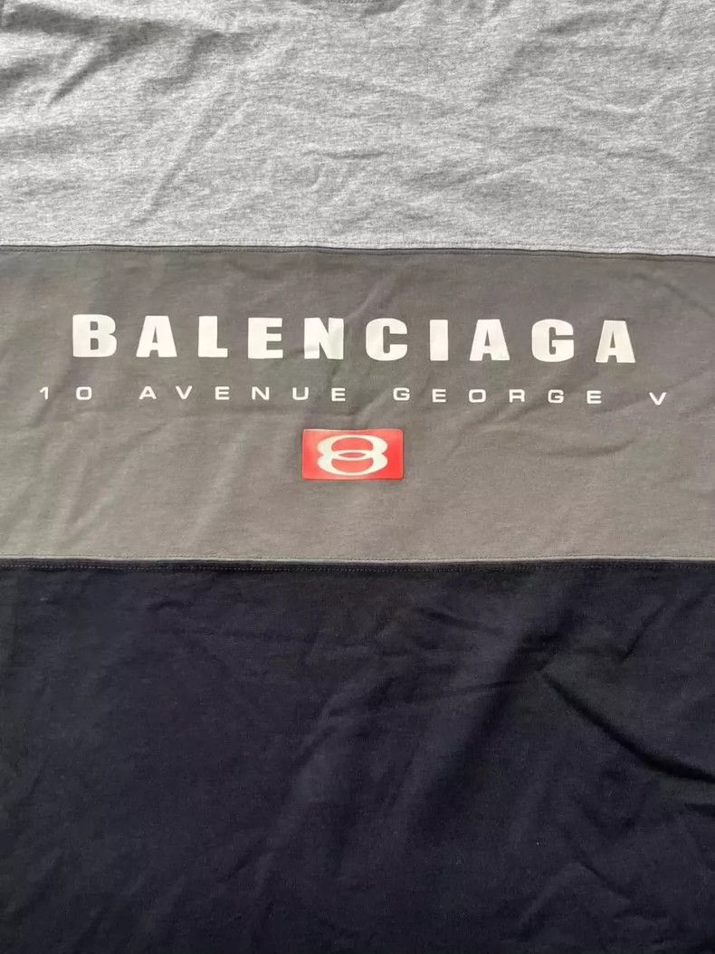 Balenciaga Balenciaga Logo Print Crew Neck Sleeve T-Shirt Size US XS / EU 42 / 0 - 3 Thumbnail