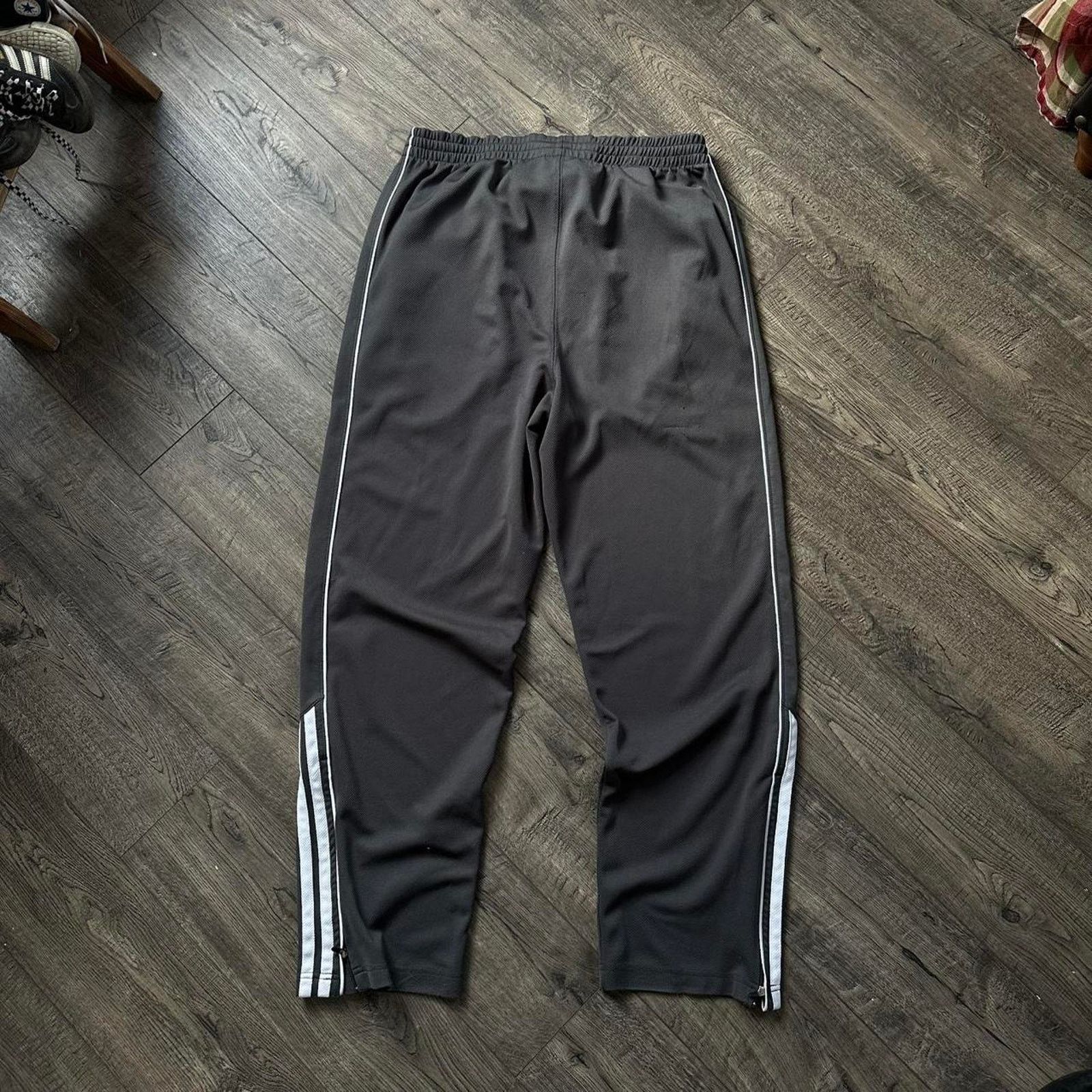 Starter × Vintage Vintage Y2K 00s Starter Sporty Grey Zip Track Sweat Pants Size US 32 / EU 48 - 7 Thumbnail