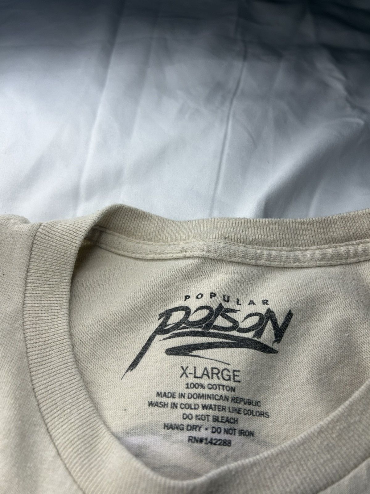 Zumiez BEIGE “THE PLAYERS CLUB” TEE Size US XL / EU 56 / 4 - 4 Thumbnail