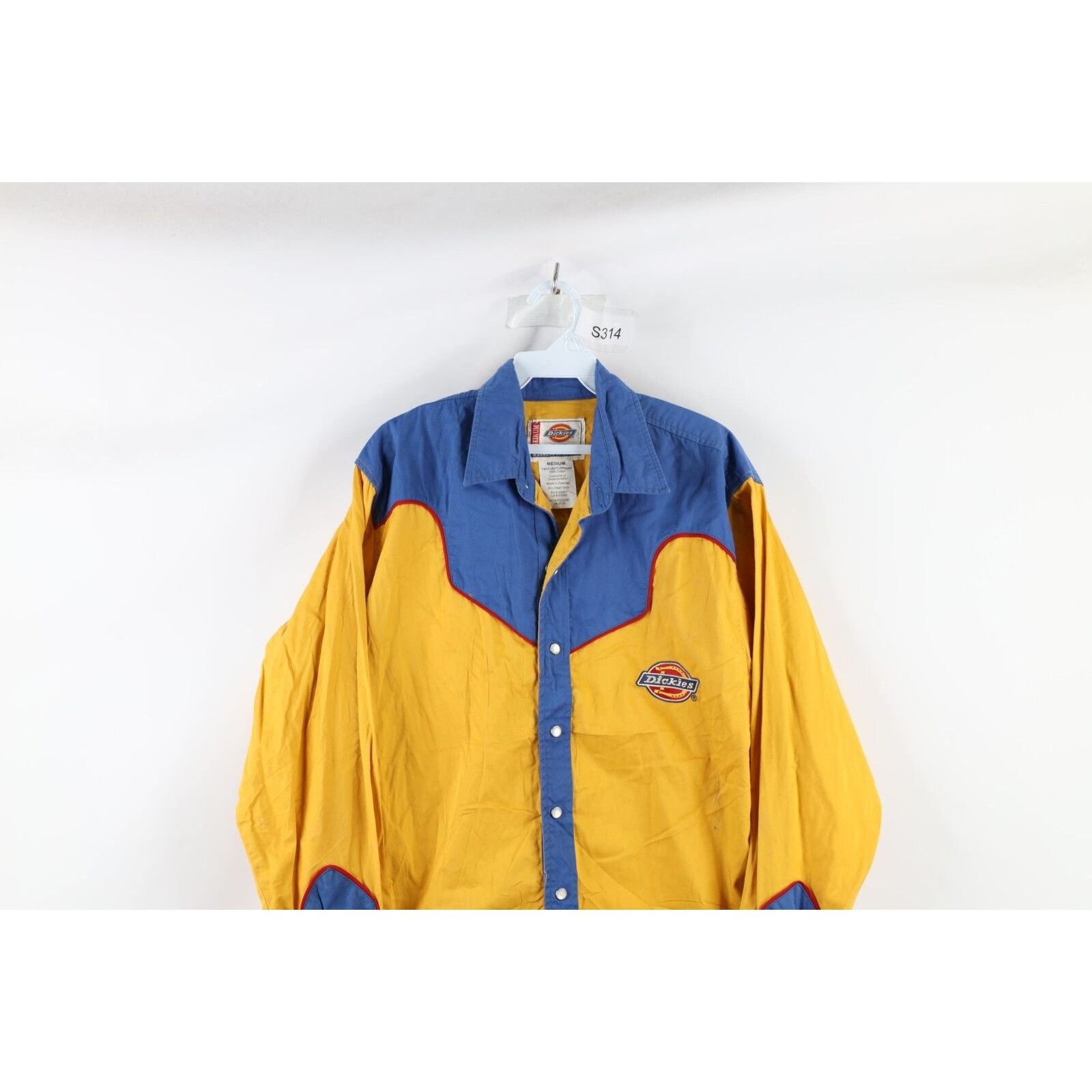 Dickies × Vintage Vintage Dickies Distressed Western Pearl Snap Button Shirt Size US M / EU 48-50 / 2 - 2 Thumbnail