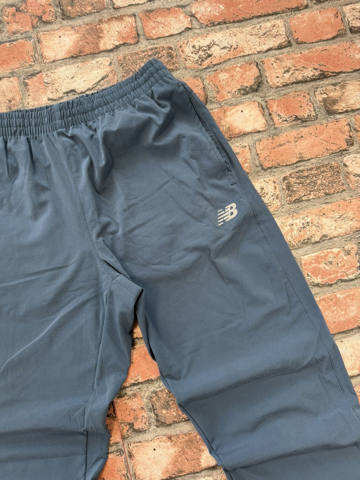 New Balance 90’s NEW BALANCE RARE ZIP LOGO Y2K RETRO NYLON TRACK PANTS Size US 32 / EU 48 - 2 Thumbnail
