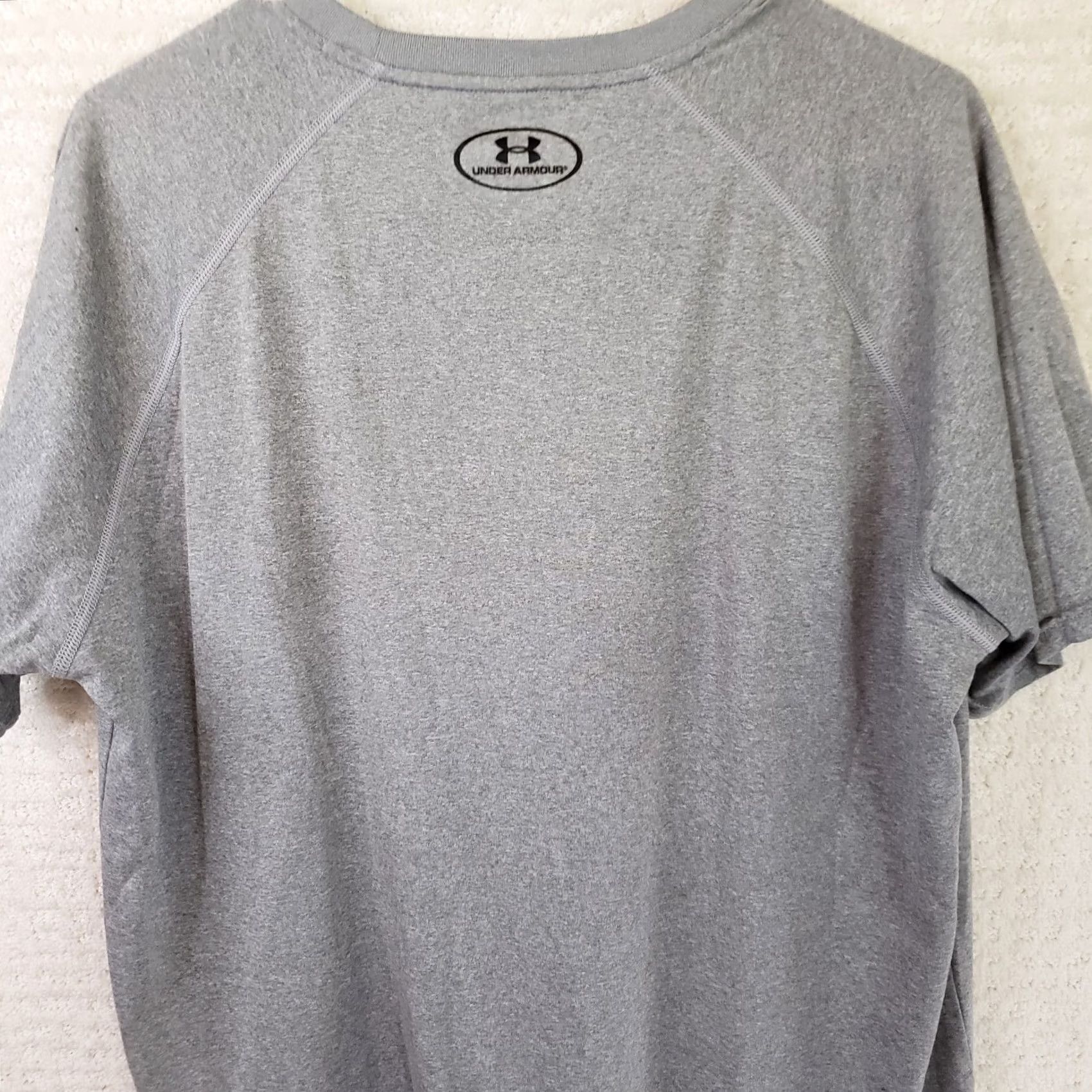 Under Armour Under Armour Shirt Men's L Gray Loose Heatgear Stay Army Strong Tee Logo Short Sleeve Crew Neck T-Shirt Size US L / EU 52-54 / 3 - 7 Thumbnail