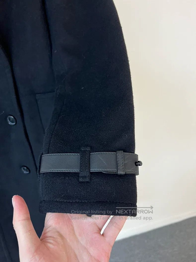 Burberry Burberry Palace Style Leather Buckle Stand Collar Wool Coa Size XS / US 0-2 / IT 36-38 - 6 Thumbnail